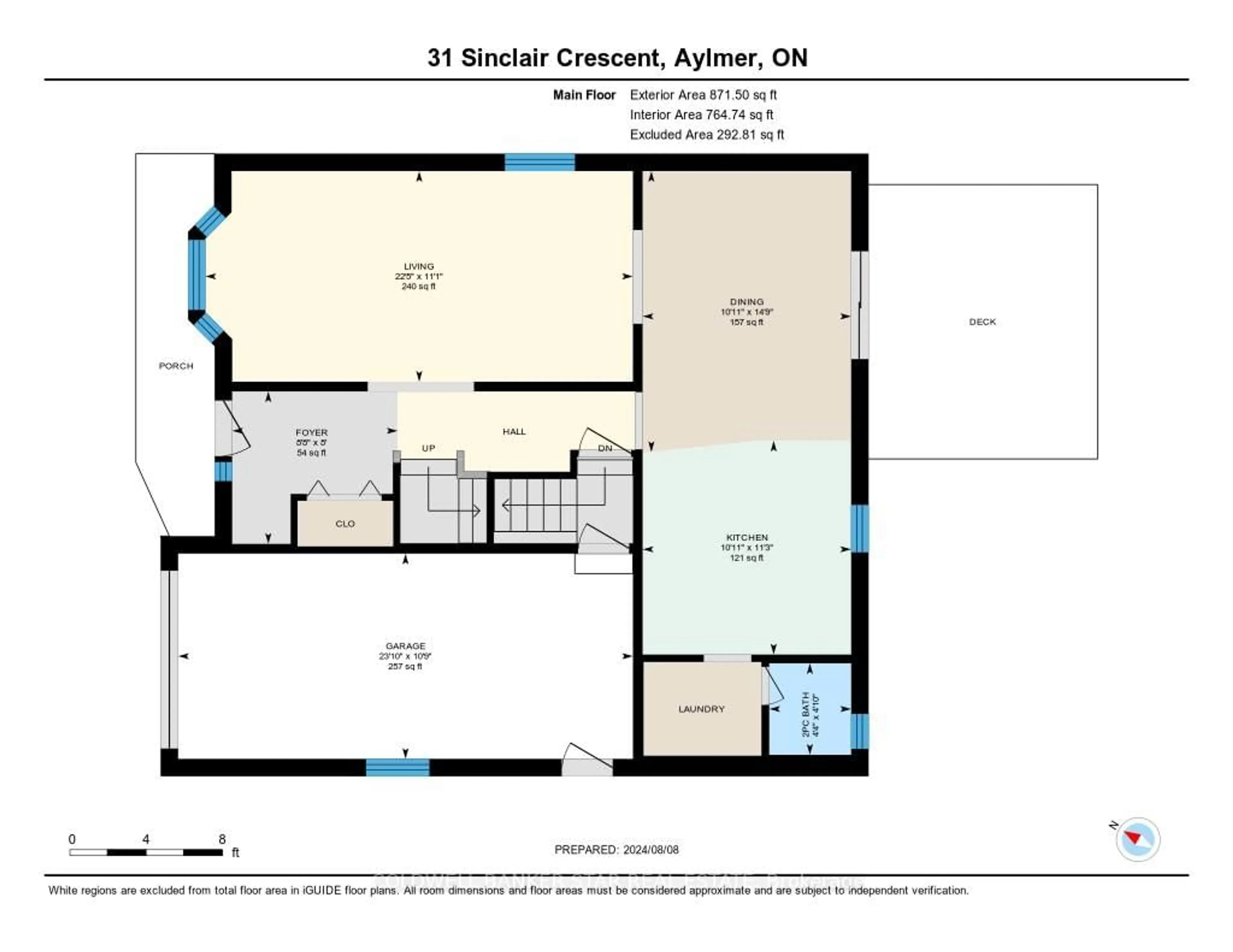 Floor plan for 31 Sinclair Cres, Aylmer Ontario N5H 3B7