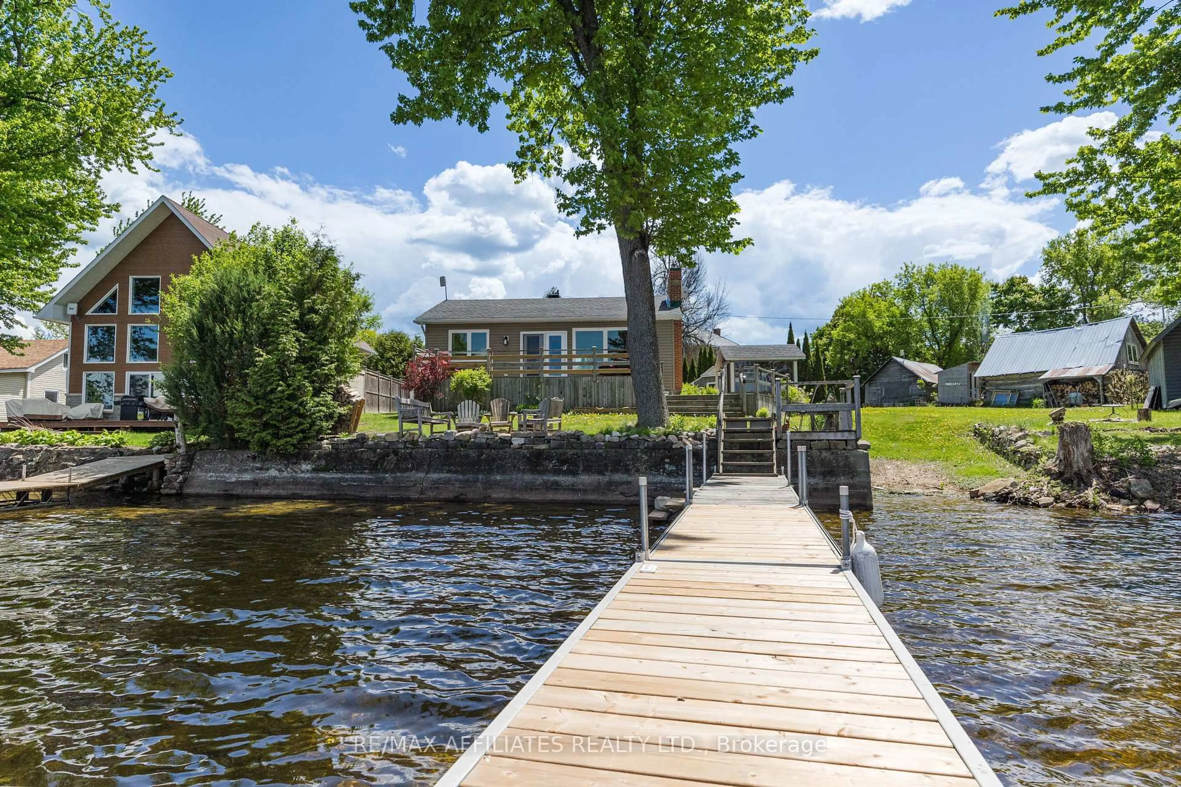 A pic from outside/outdoor area/front of a property/back of a property/a pic from drone, water/lake/river/ocean view for 3526 9th Line Rd, Carleton Place Ontario K7C 3P2