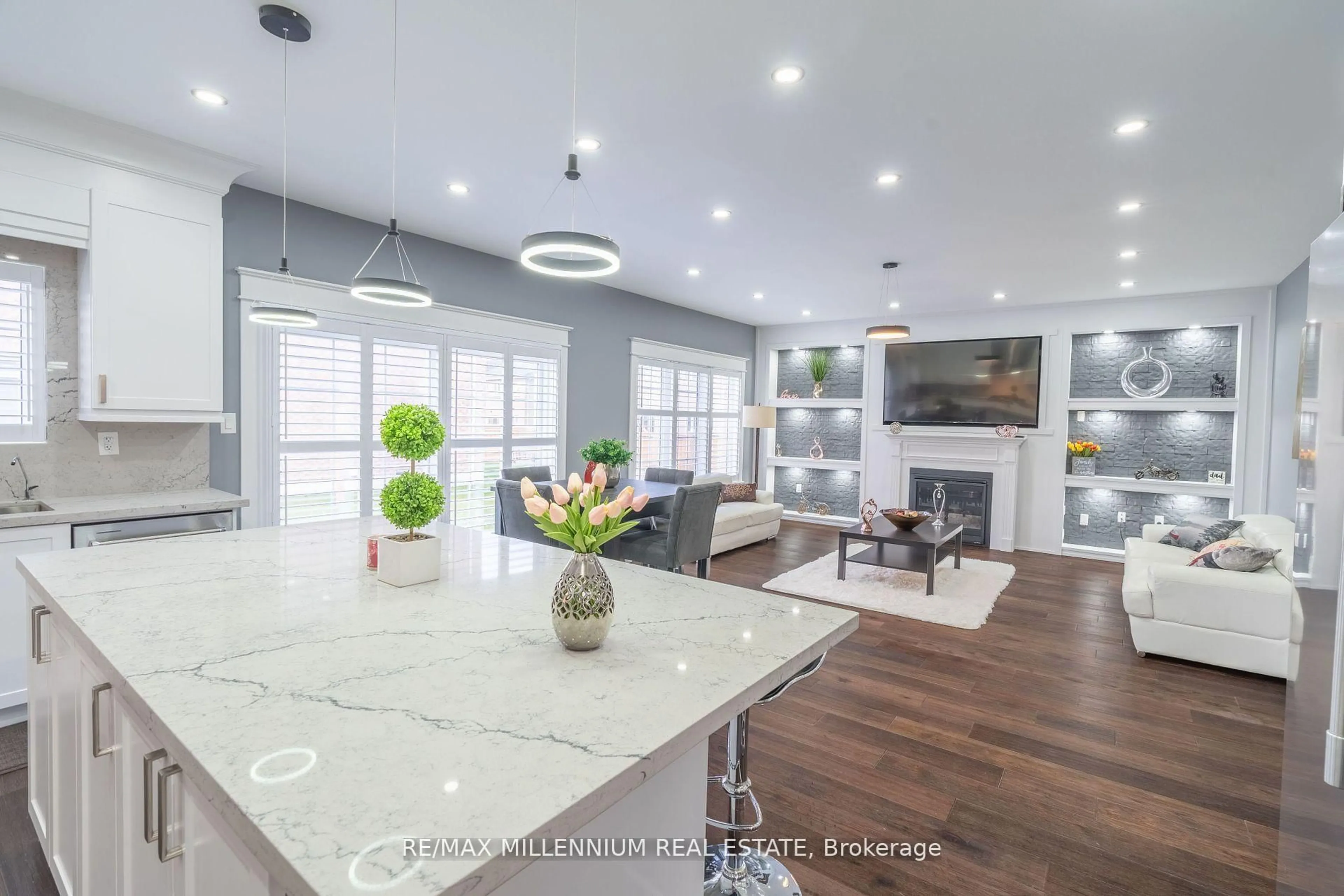 Open concept kitchen, unknown for 732 Gilmour Cres, Shelburne Ontario L9V 3X2