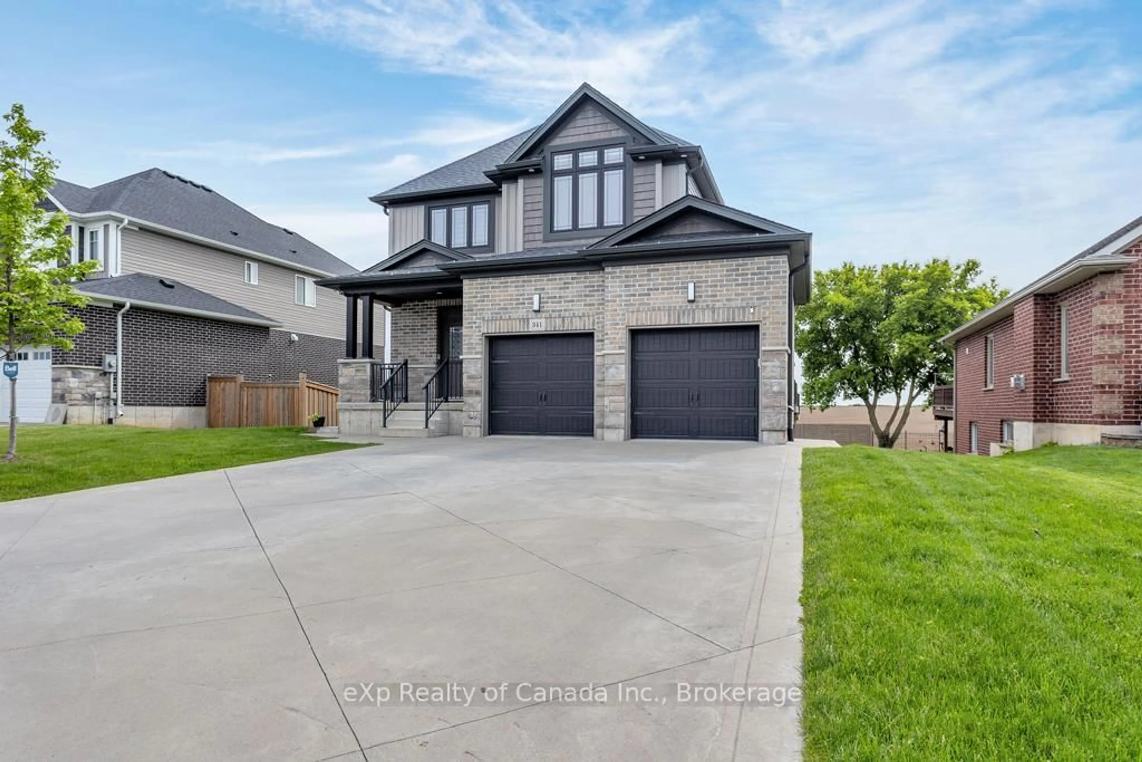 Home with brick exterior material, street for 341 Poldon Dr, Norwich Ontario N0J 1P0