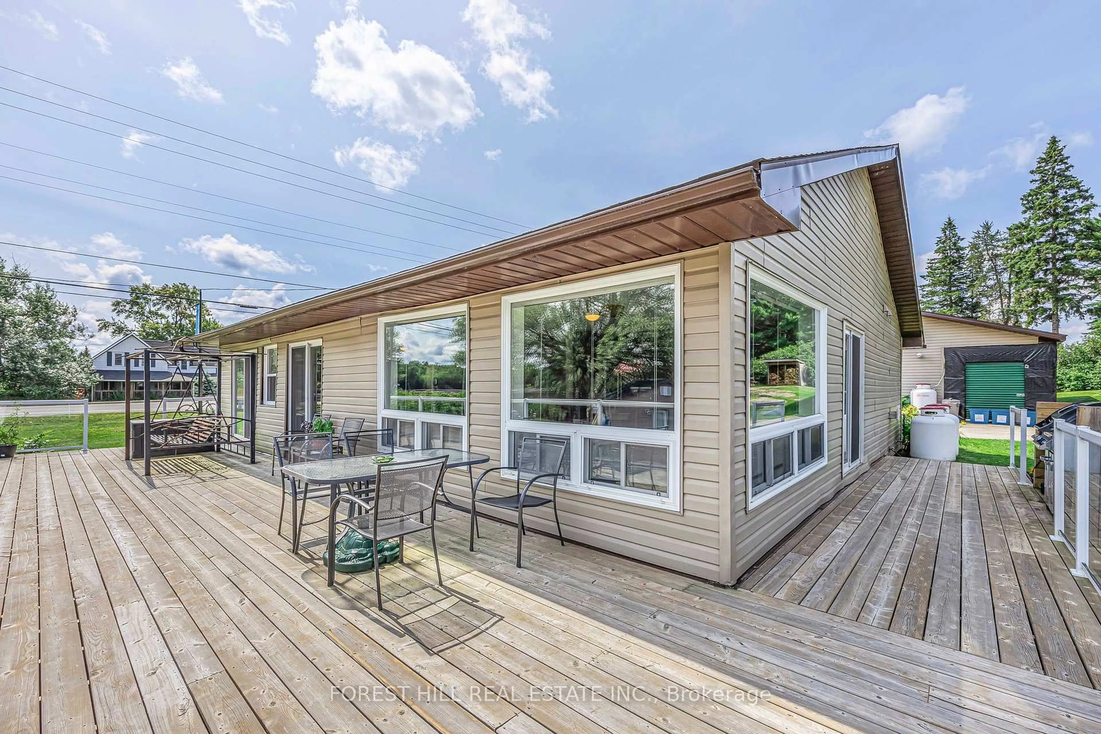 Patio, water/lake/river/ocean view for 2216 Hwy 124, Whitestone Ontario P0A 1G0