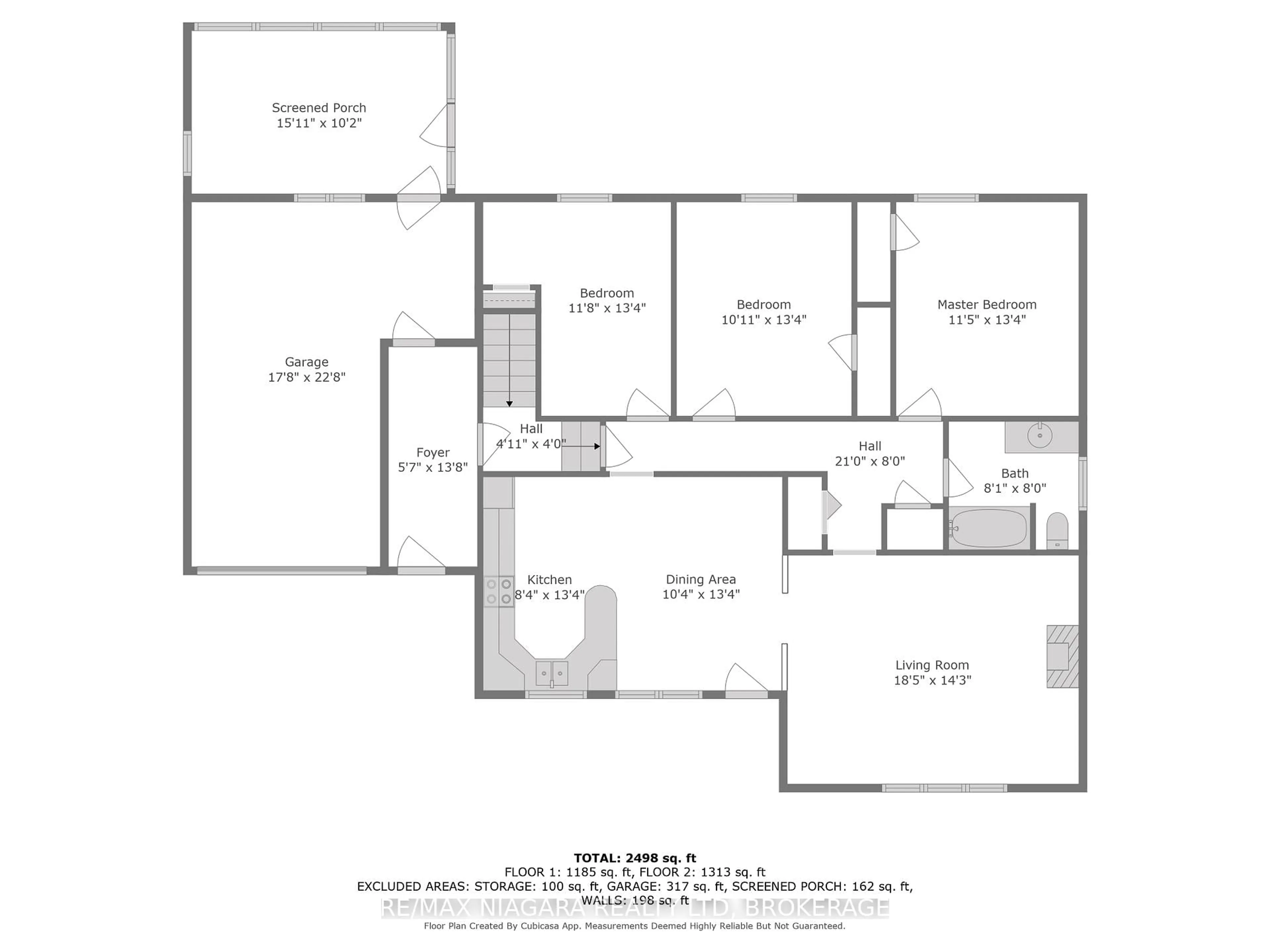 Floor plan for 184 Clarke St, Port Colborne Ontario L3K 2G4