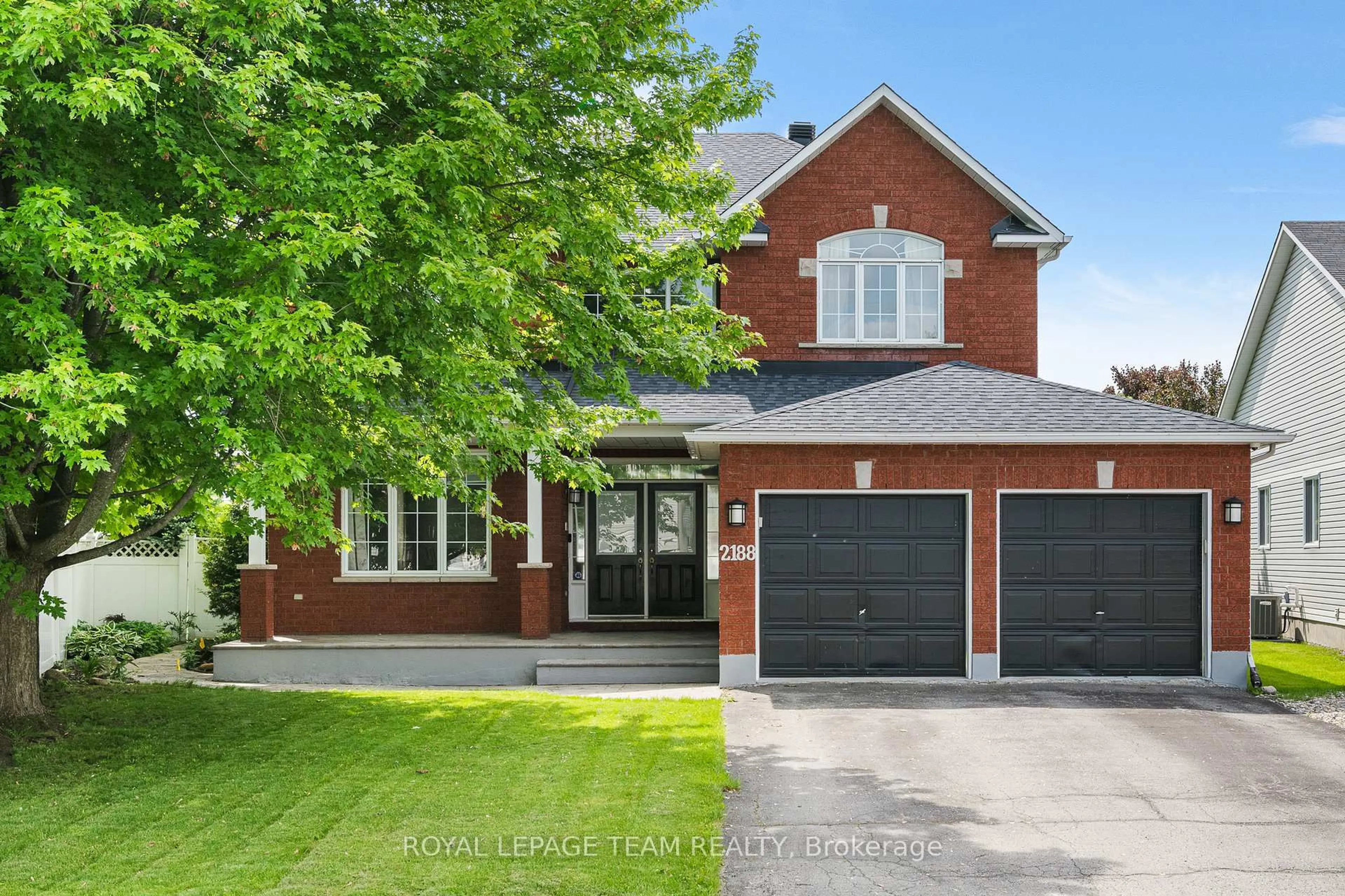 Home with brick exterior material, street for 2188 Brianna Way, Ottawa Ontario K4A 4E3