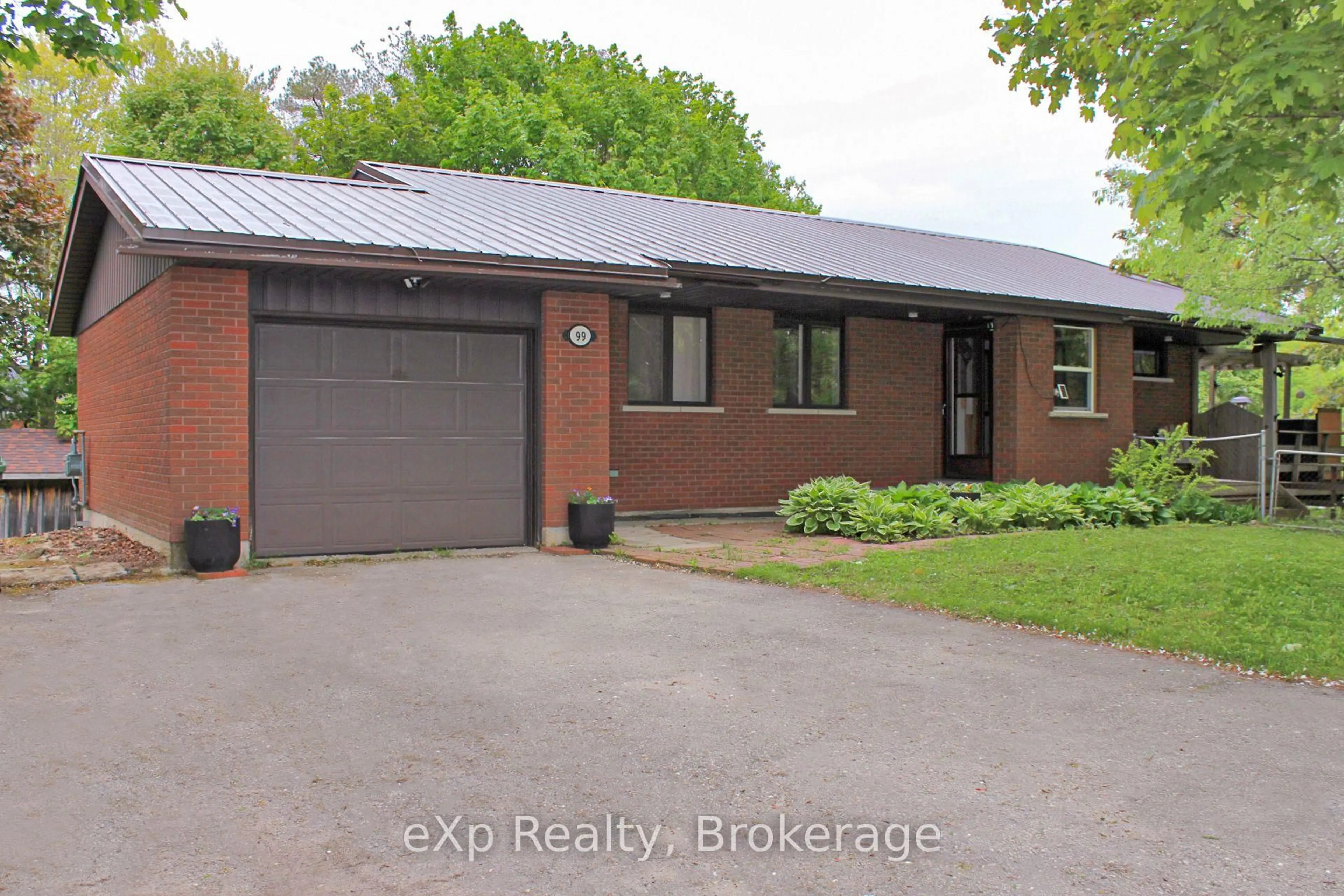 A pic from outside/outdoor area/front of a property/back of a property/a pic from drone, street for 99 Eliza St, Grey Highlands Ontario N0C 1H0
