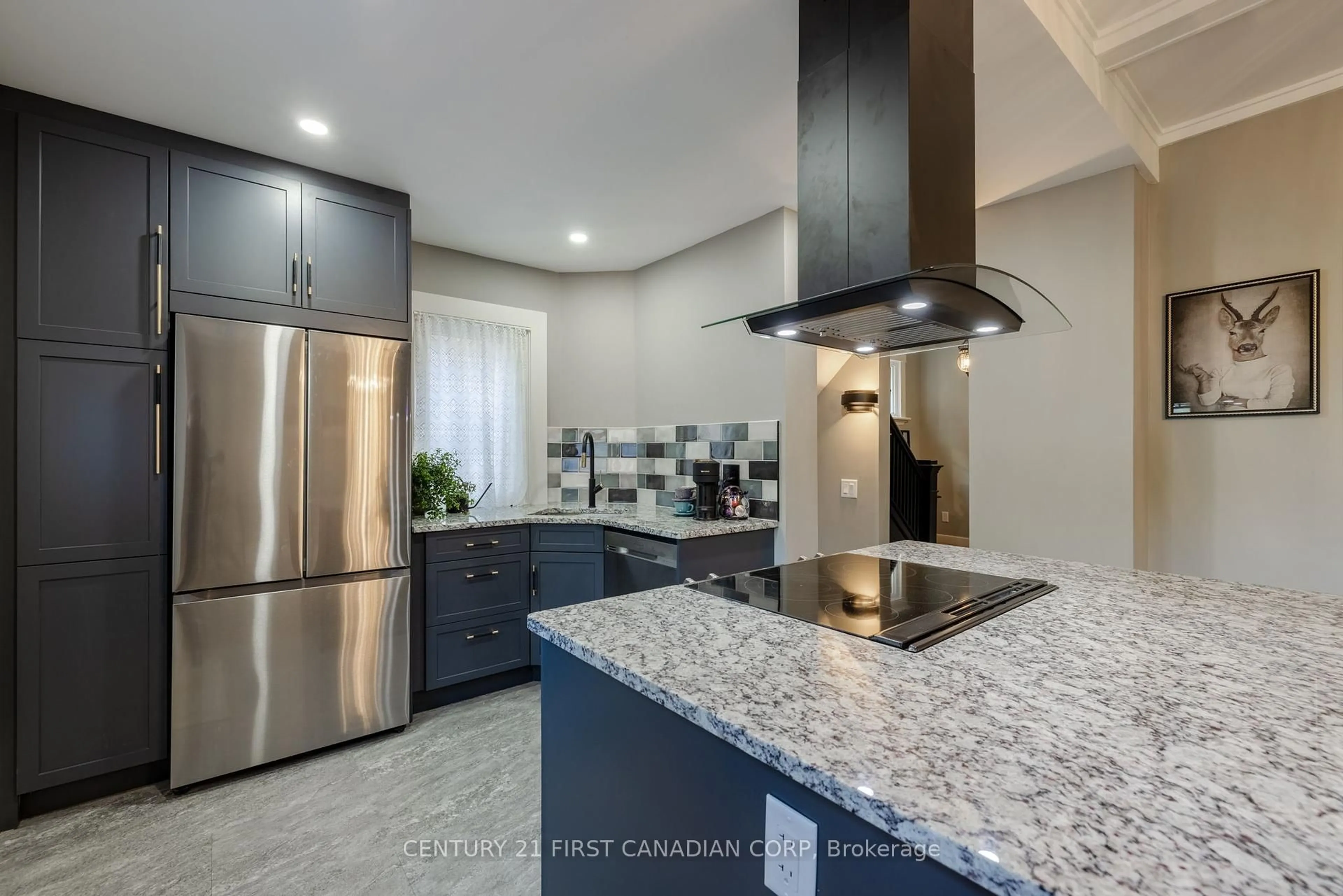 Contemporary kitchen, ceramic/tile floor for 170 Langarth St, London South Ontario N6C 1Z5
