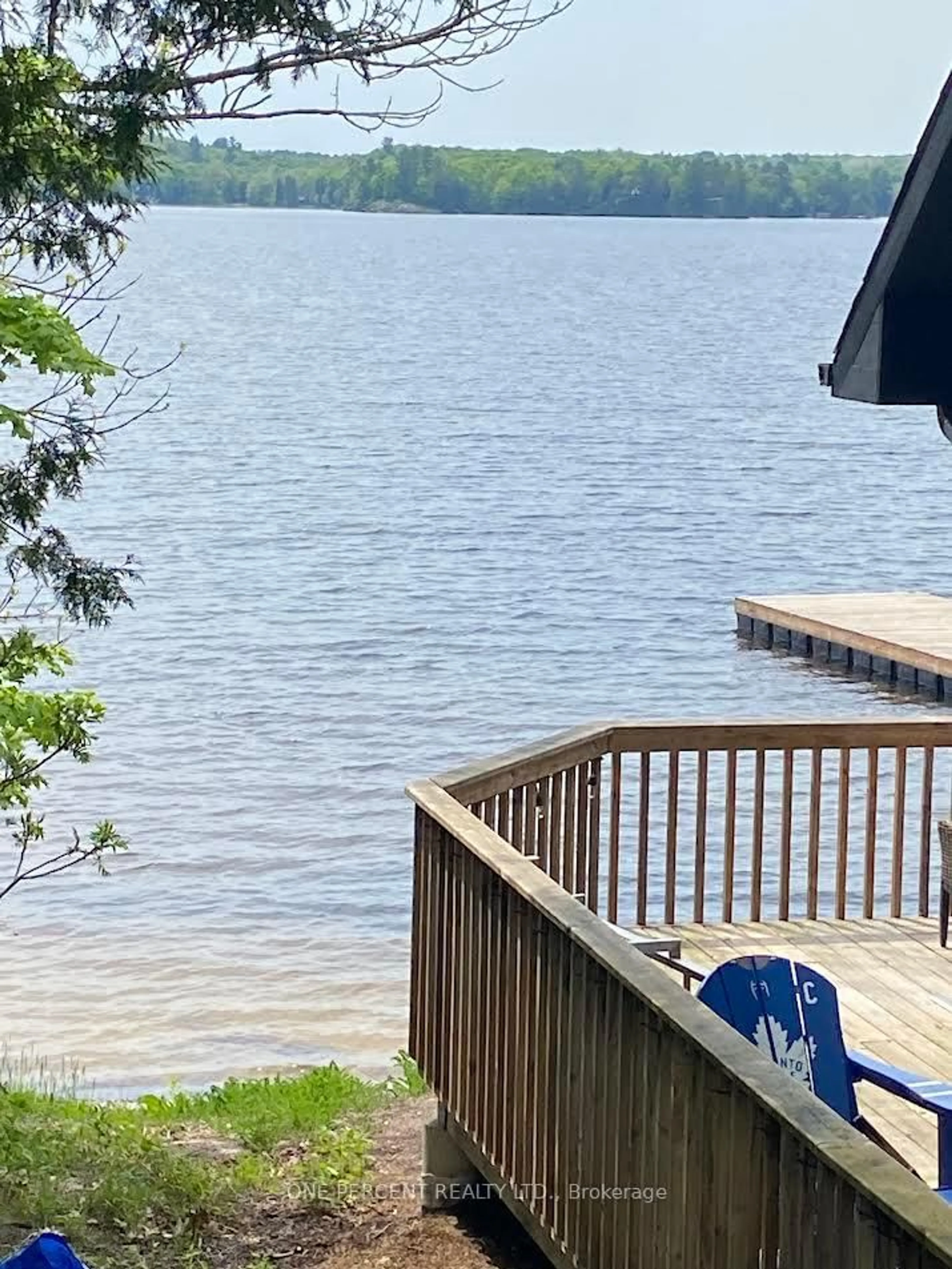 Patio, water/lake/river/ocean view for 449 Star Lake Rd, Seguin Ontario P2A 2W8