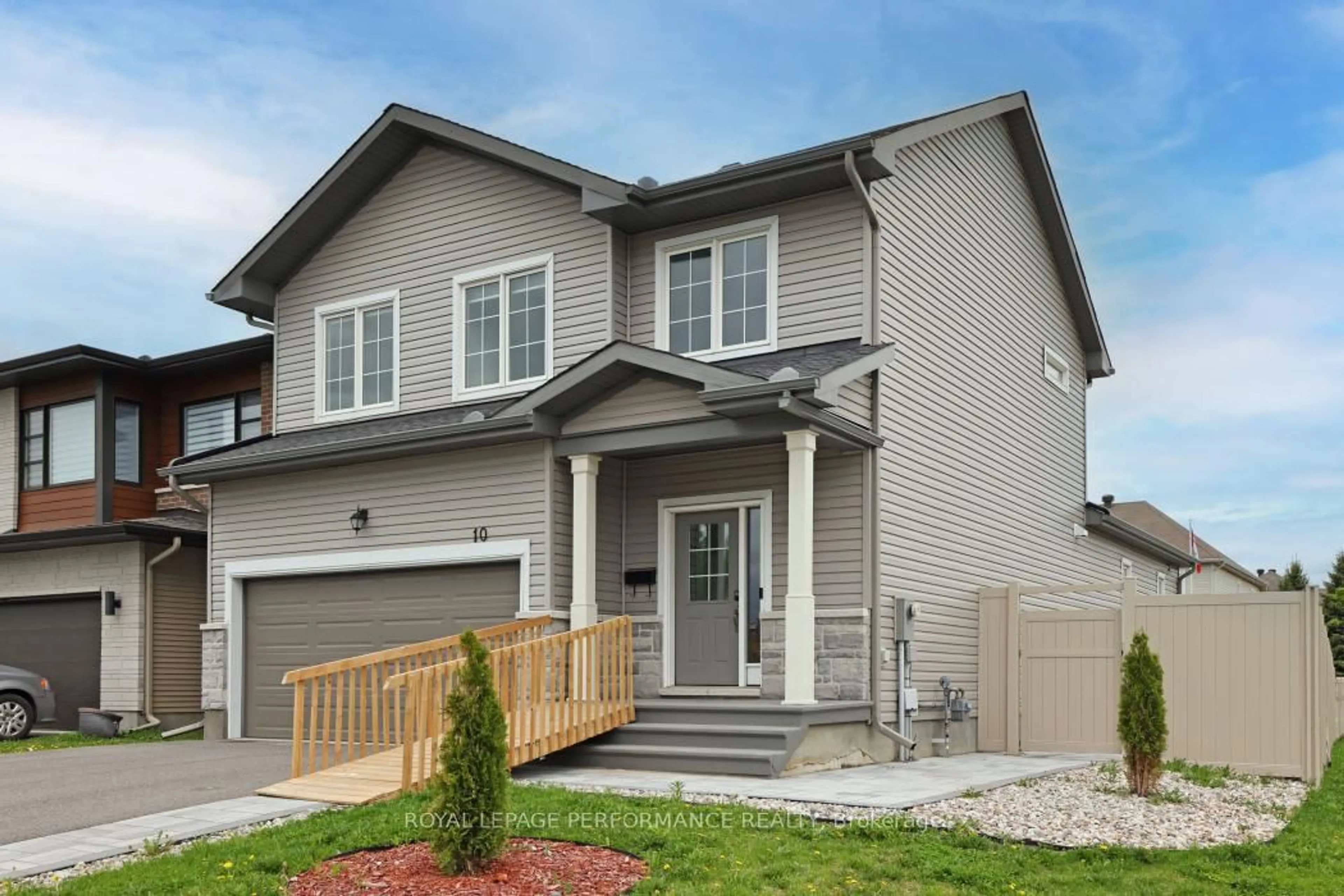 Home with brick exterior material, street for 10 Kinetic Way, Ottawa Ontario K2J 0C9
