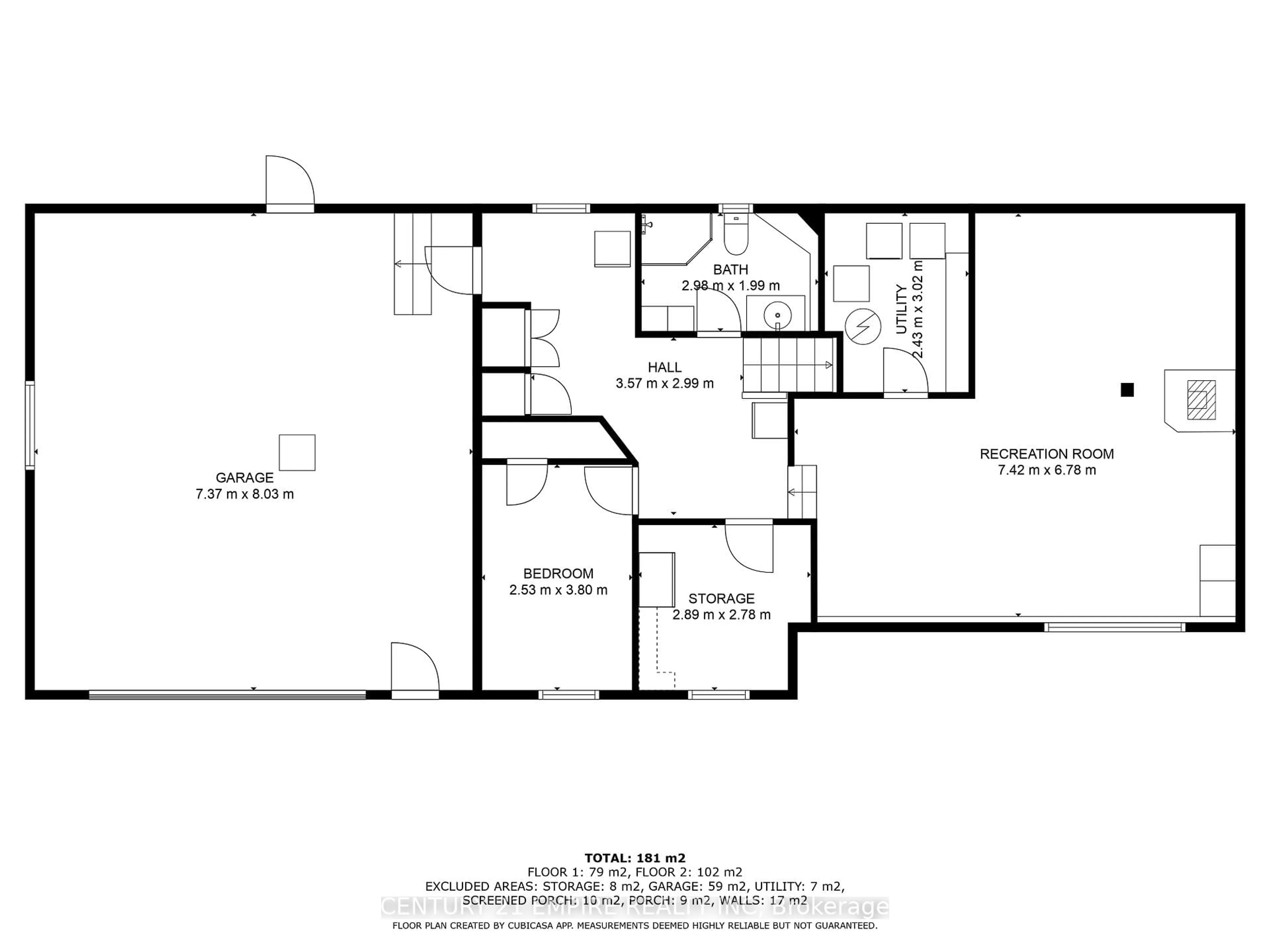 Floor plan for 414 Hill Valley Rd, Strong Ontario P0A 1Z0