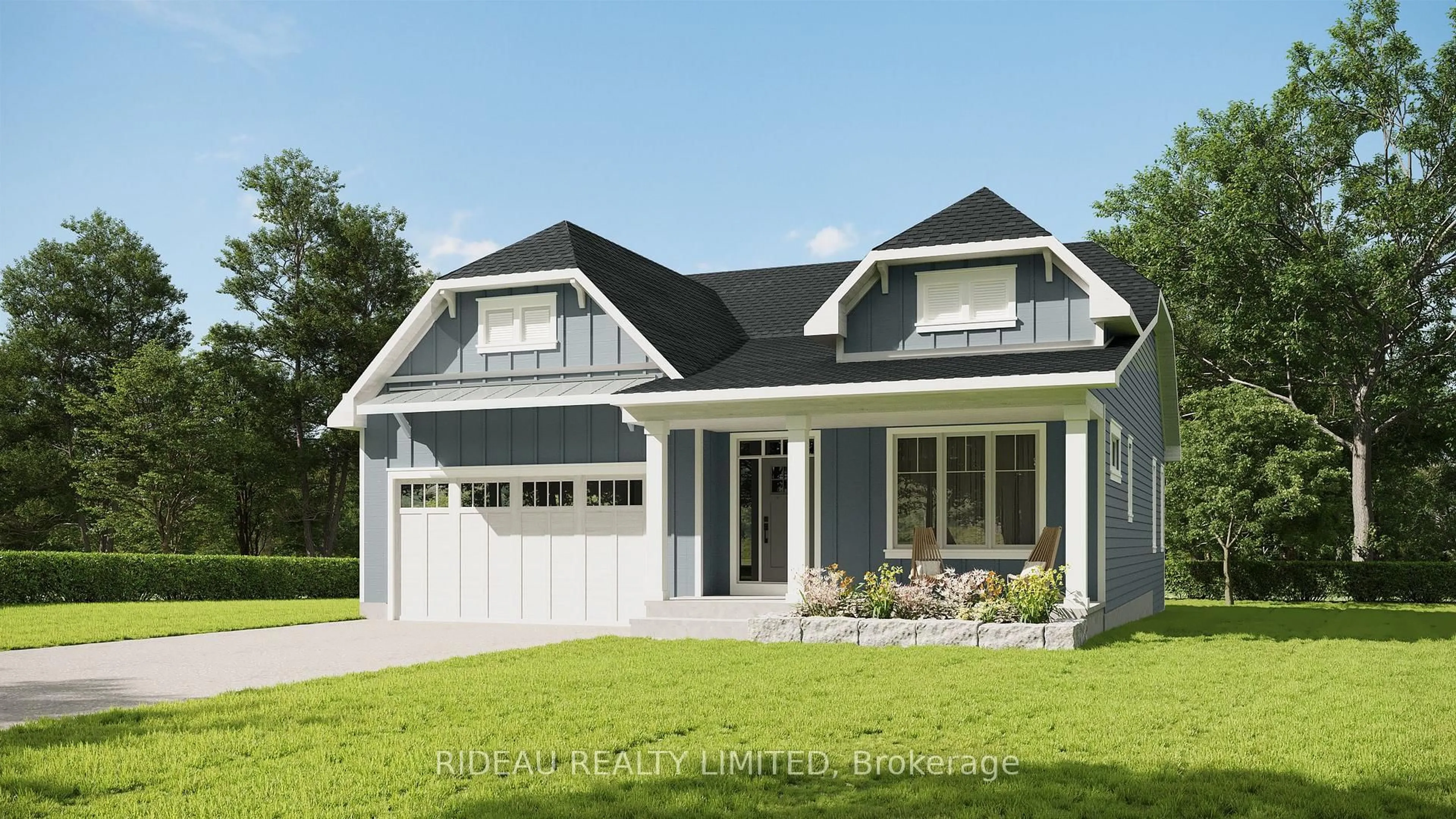 Home with vinyl exterior material, street for 110 Hearthside Dr, Westport Ontario K0G 1X0