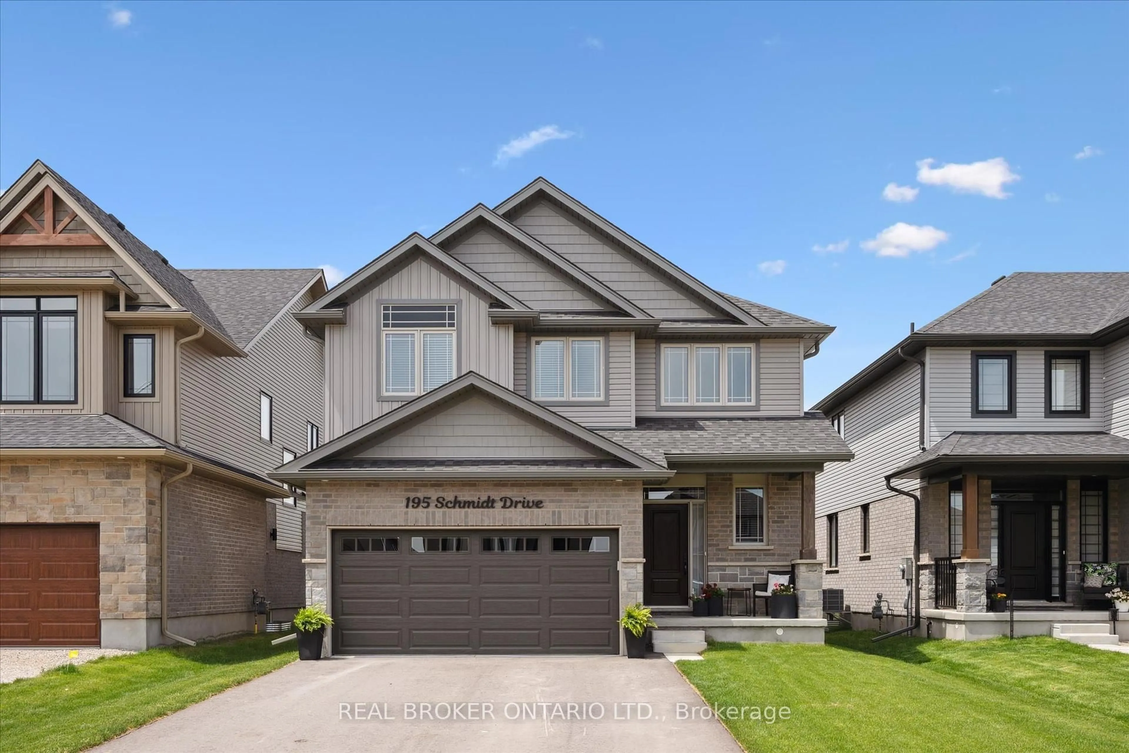 Home with brick exterior material, street for 195 Schmidt Dr, Wellington North Ontario N0G 1A0