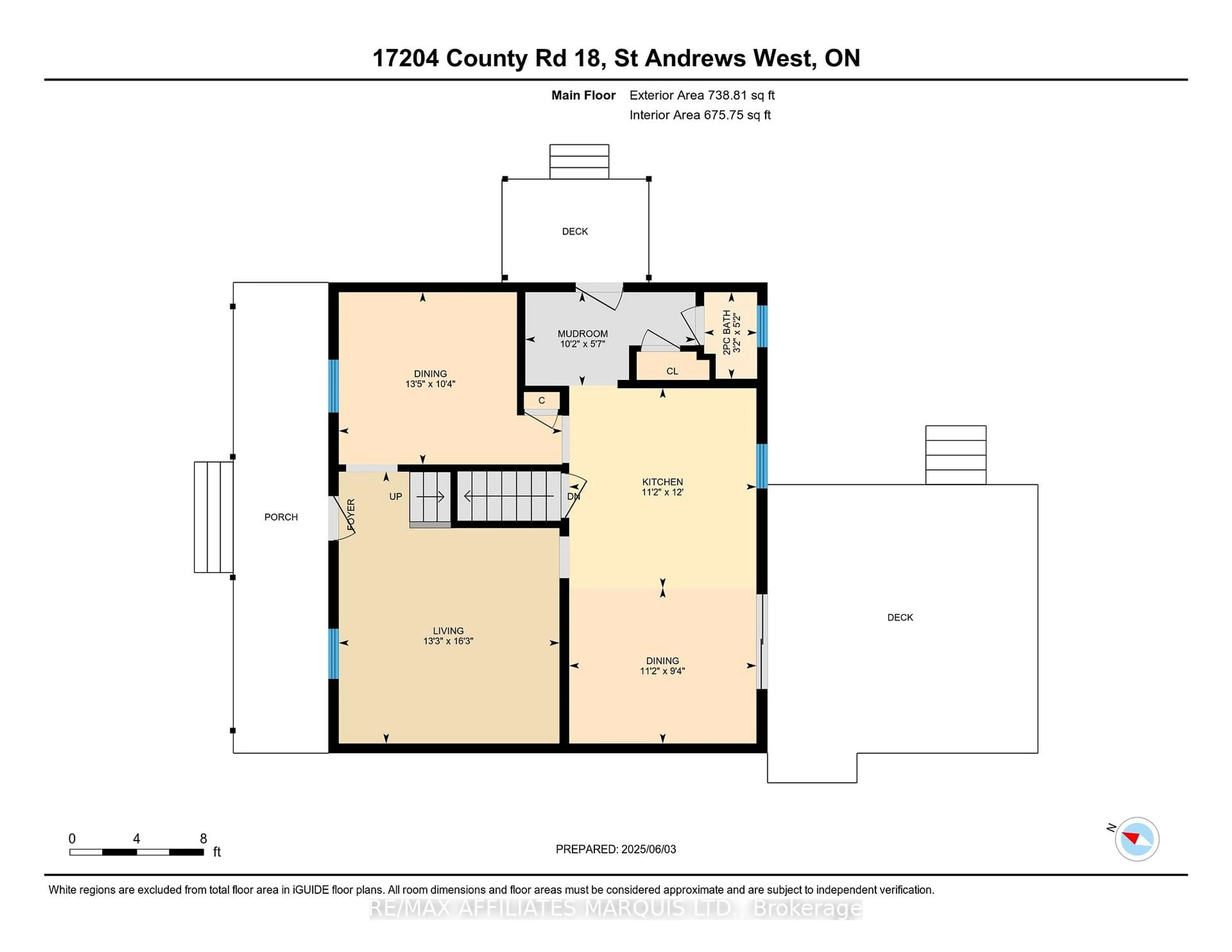 Floor plan for 17204 County Rd 18 Rd, South Stormont Ontario K0C 1P0