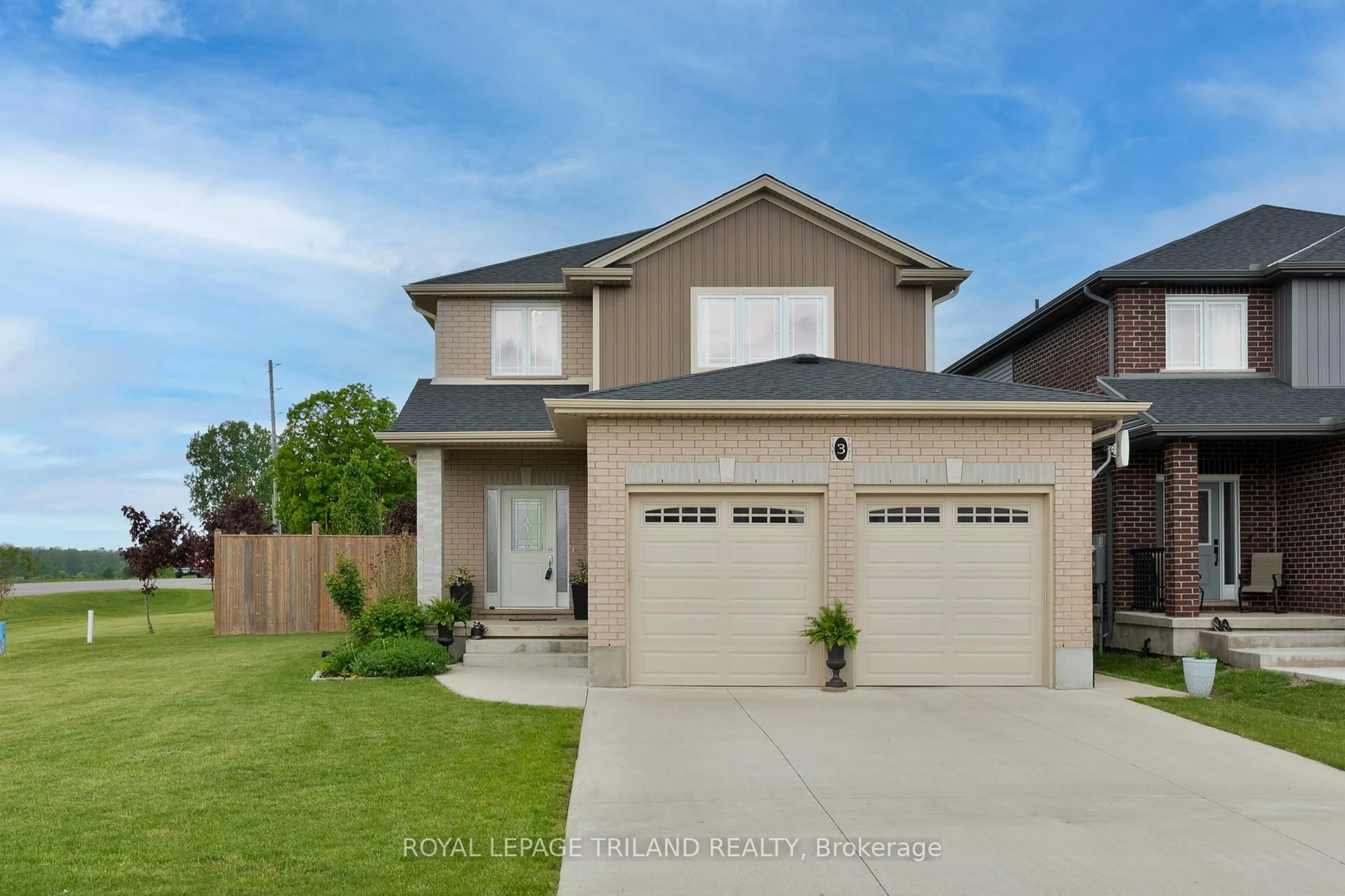 Home with brick exterior material, street for 3 Elliott Tr, Thames Centre Ontario N0M 2P0