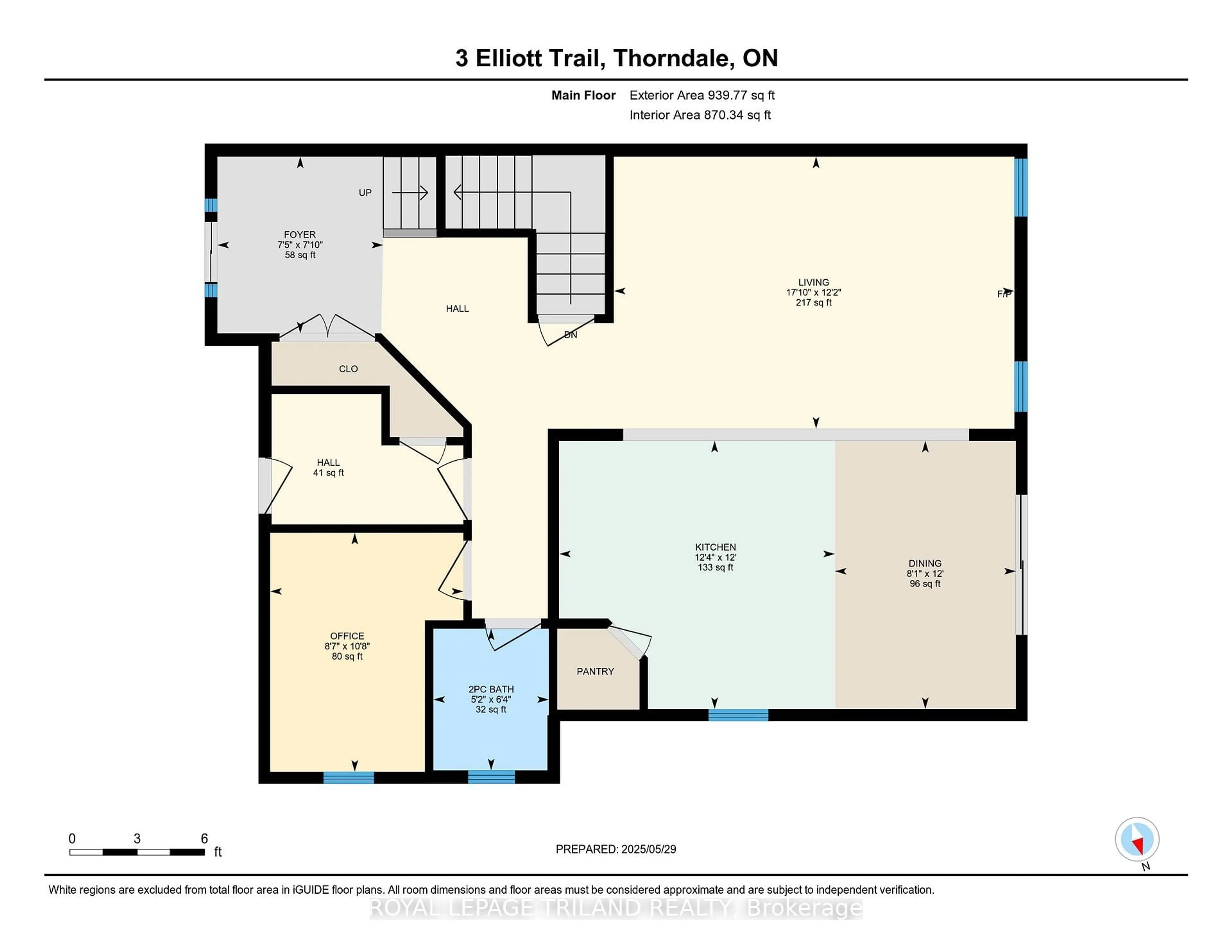 Floor plan for 3 Elliott Tr, Thames Centre Ontario N0M 2P0