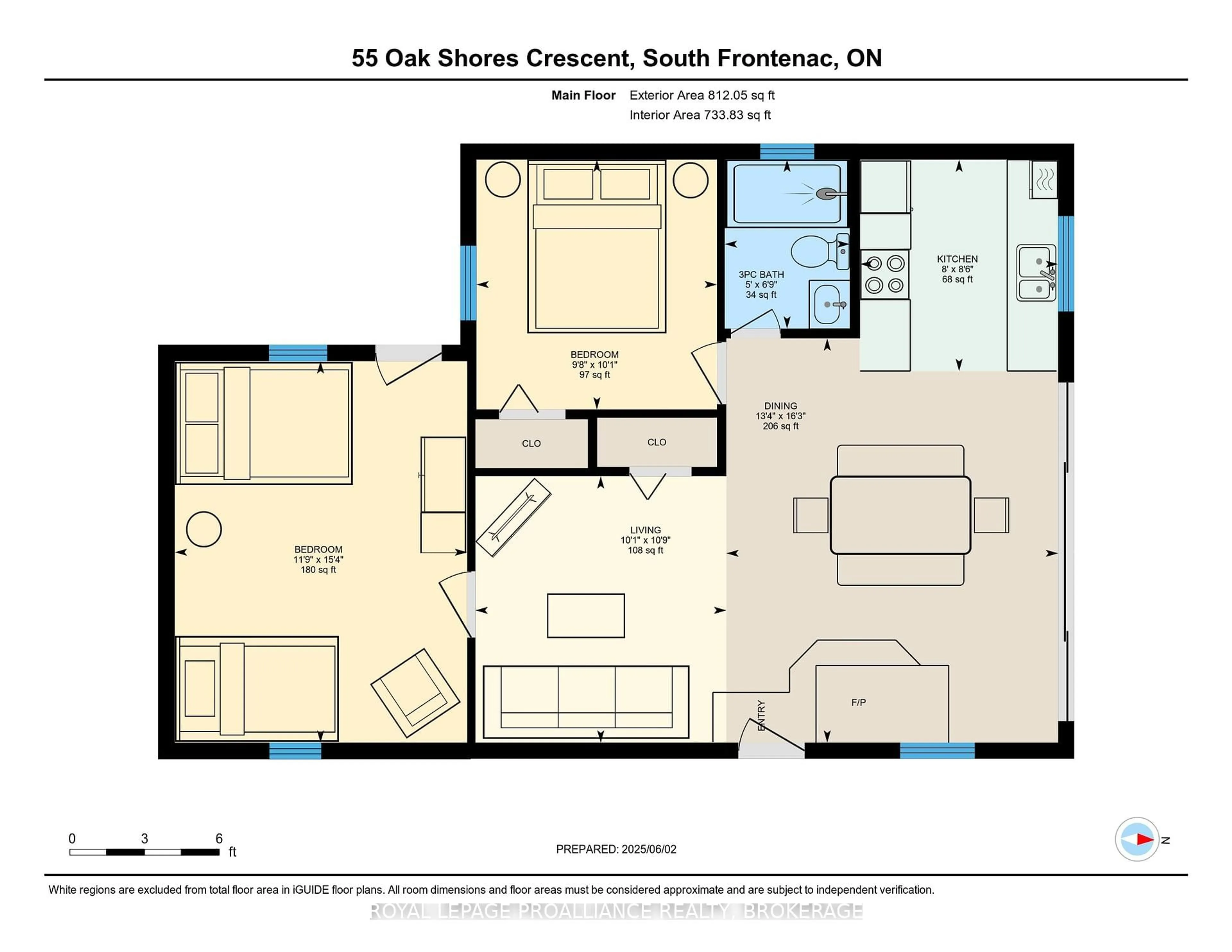 Floor plan for 55 Oak Shores Cres, Tichborne Ontario K0H 2V0