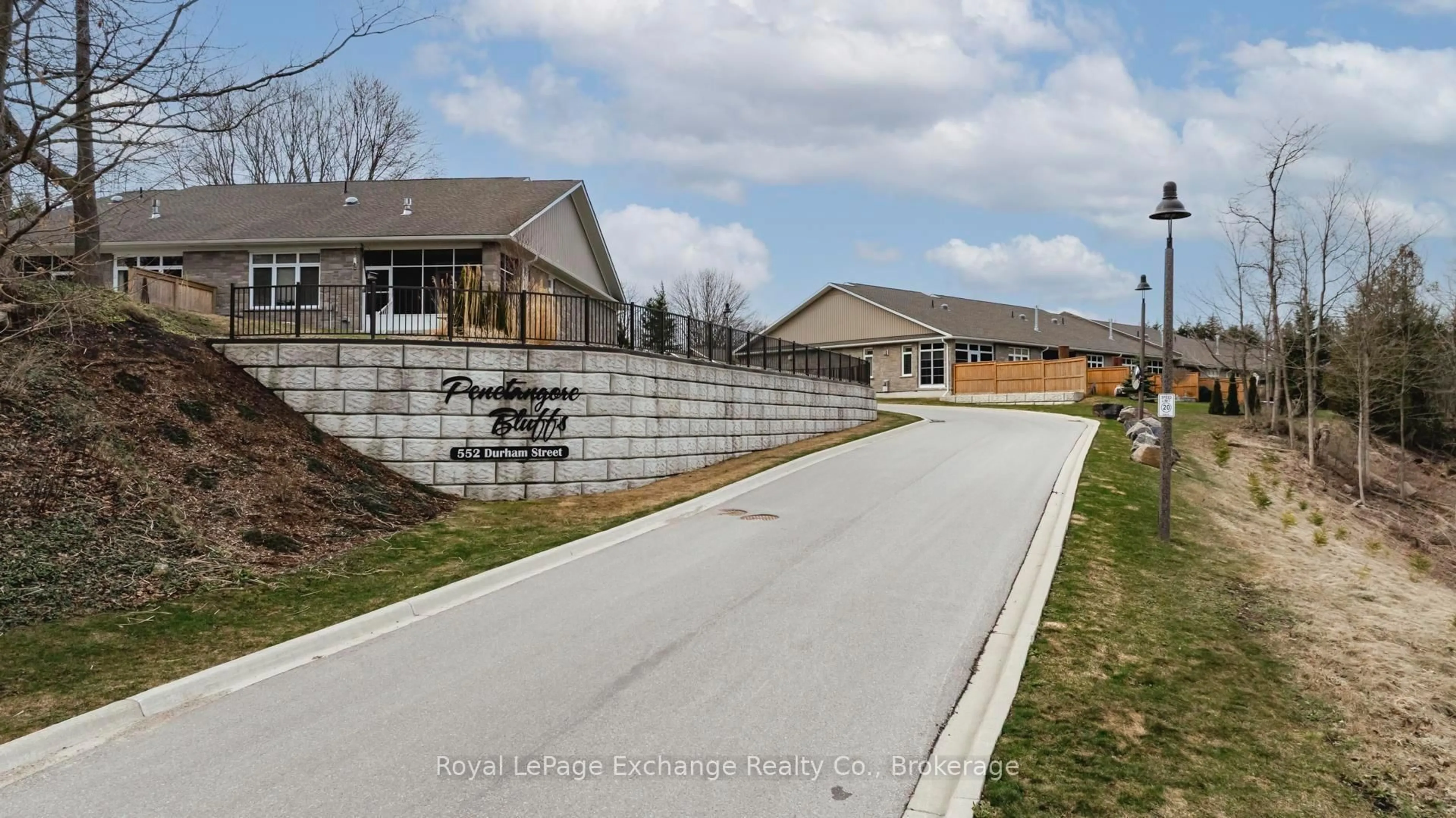 A pic from outside/outdoor area/front of a property/back of a property/a pic from drone, street for 552 Durham St #14, Kincardine Ontario N2Z 0G5