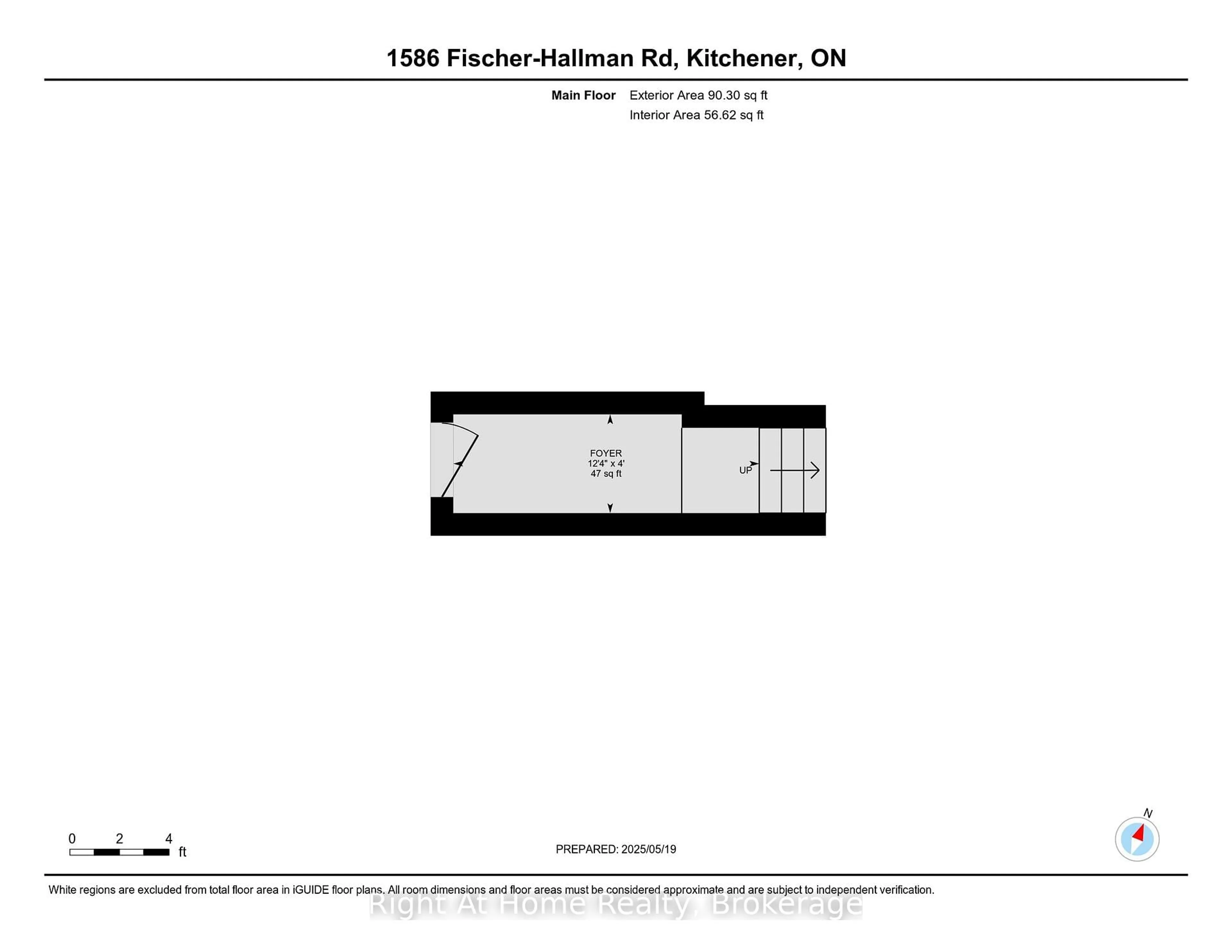 Floor plan for 1586 Fischer-Hallman Rd, Kitchener Ontario N2R 0R7