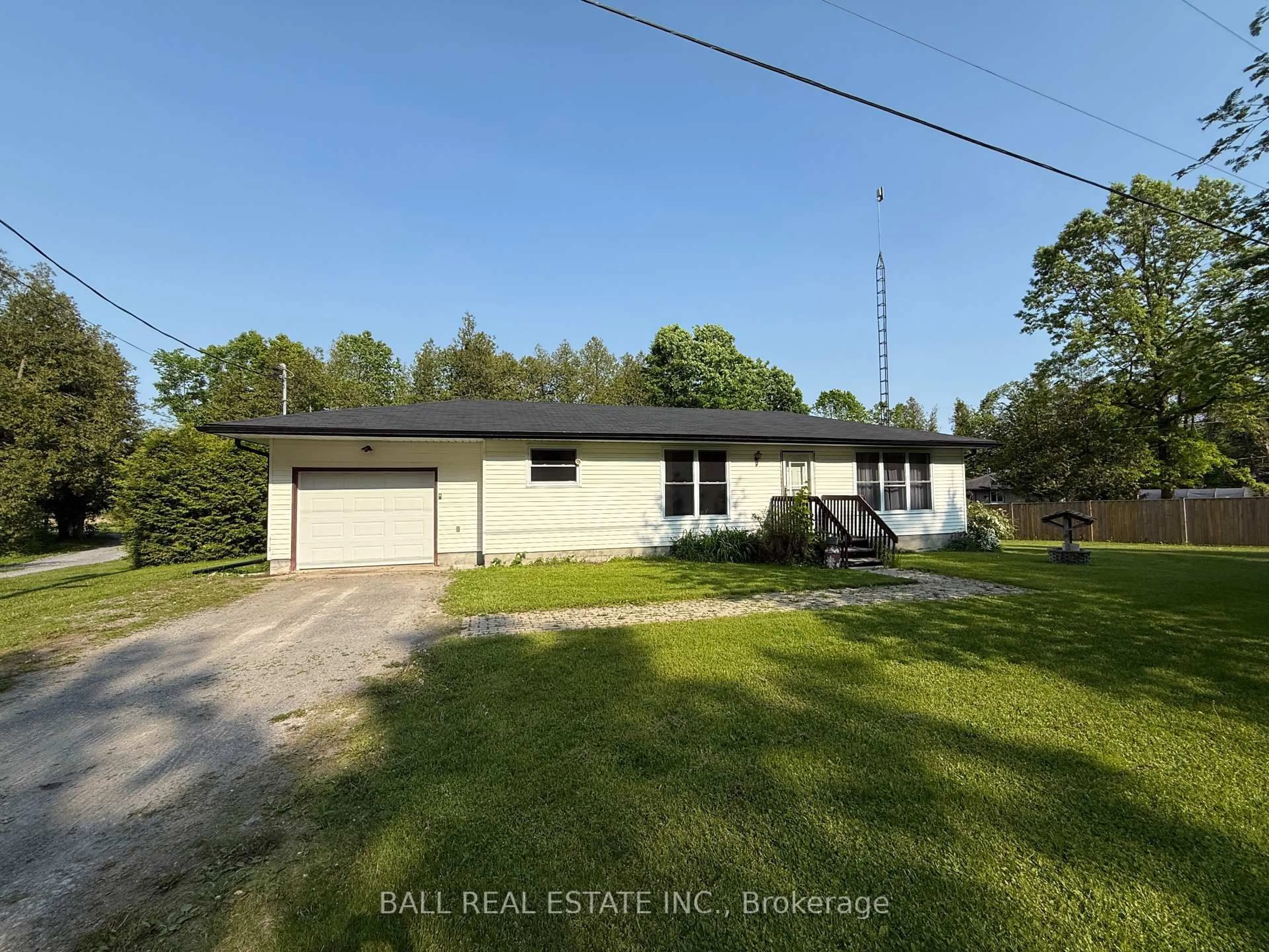 A pic from outside/outdoor area/front of a property/back of a property/a pic from drone, water/lake/river/ocean view for 491 Sawmill Rd, Douro-Dummer Ontario K0L 2H0