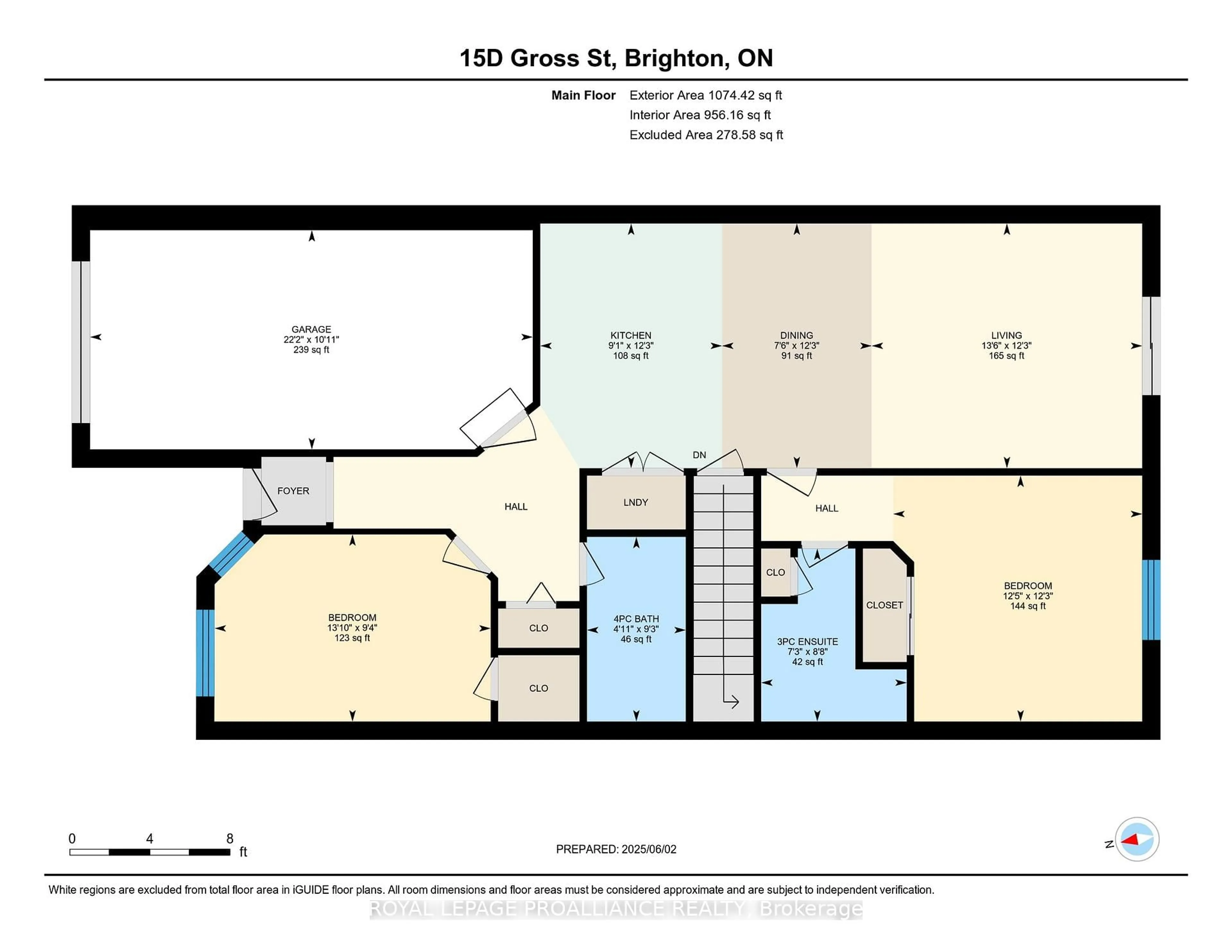 Floor plan for 15D Gross St, Brighton Ontario K0K 1H0