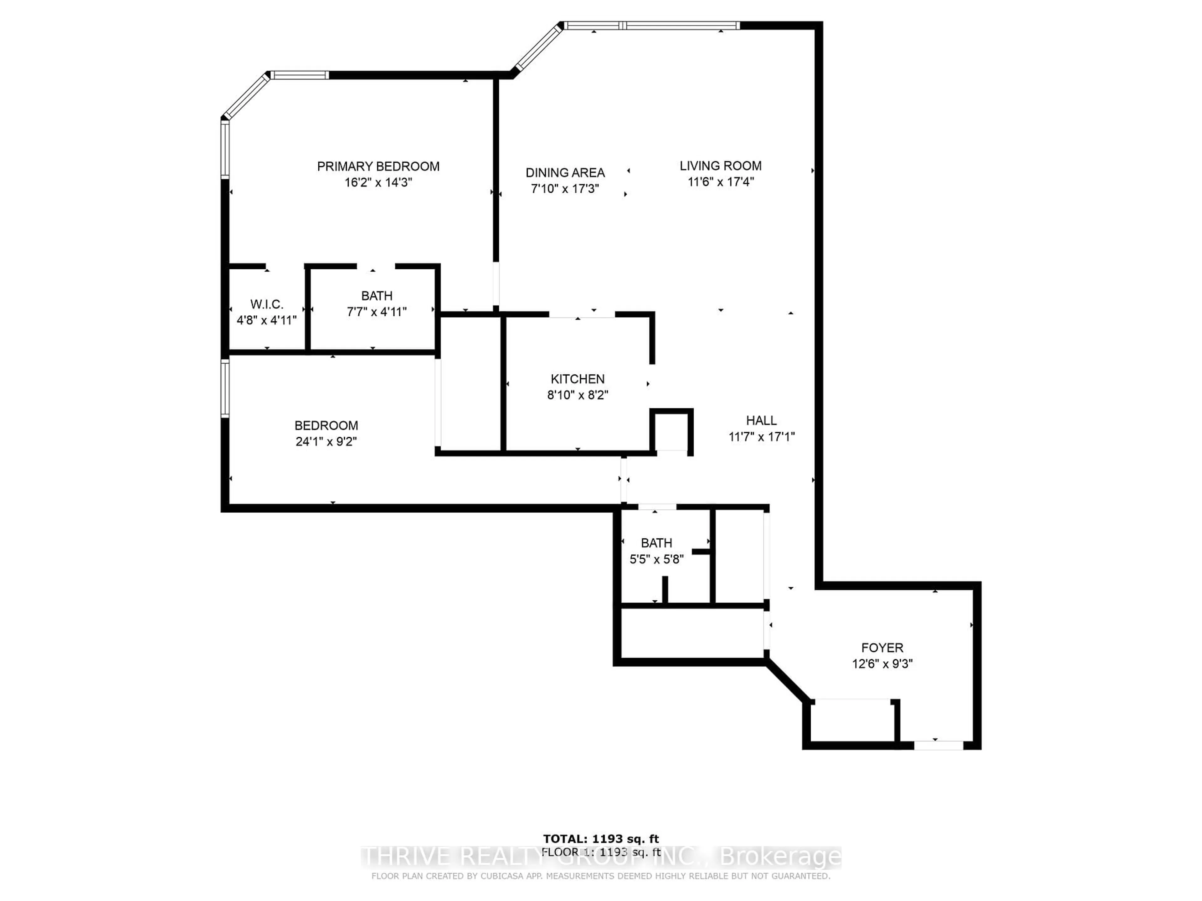 Floor plan for 695 Richmond St #508, London East Ontario N6A 5M8