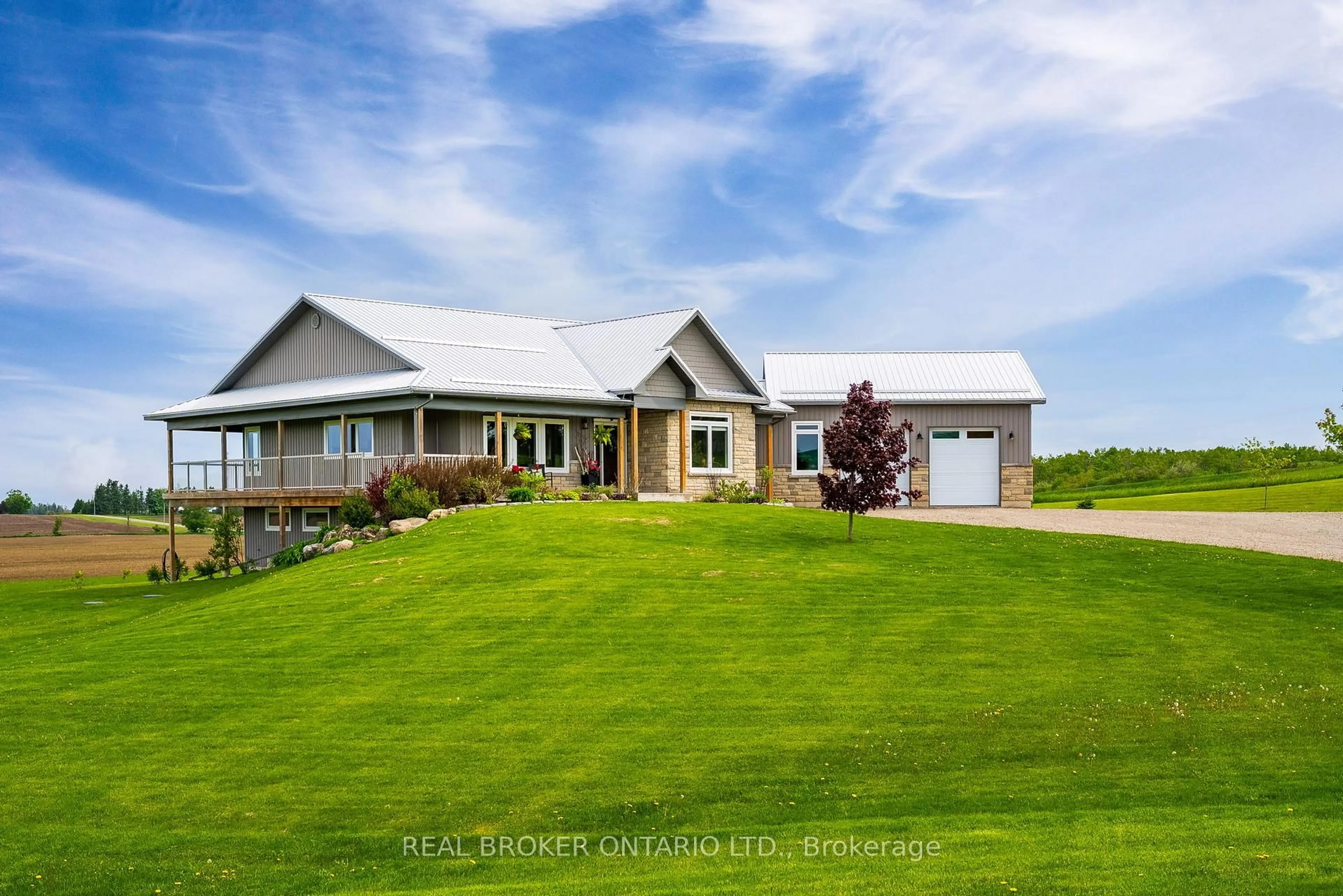 A pic from outside/outdoor area/front of a property/back of a property/a pic from drone, unknown for 706249 County Road 21 N/A, Mulmur Ontario L9V 0W4