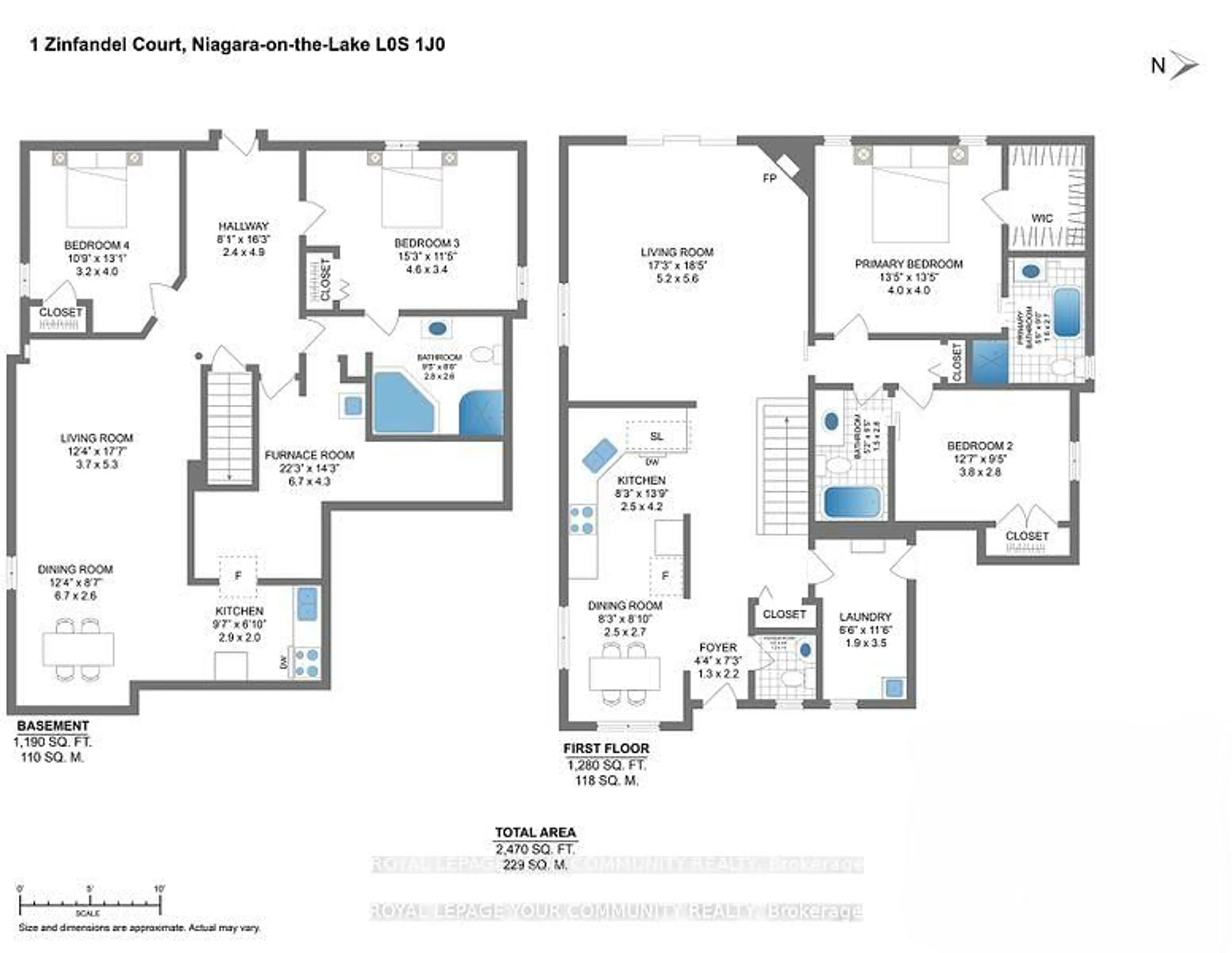 Floor plan for 1 Zinfandel Crt, Niagara-on-the-Lake Ontario L0S 1J0