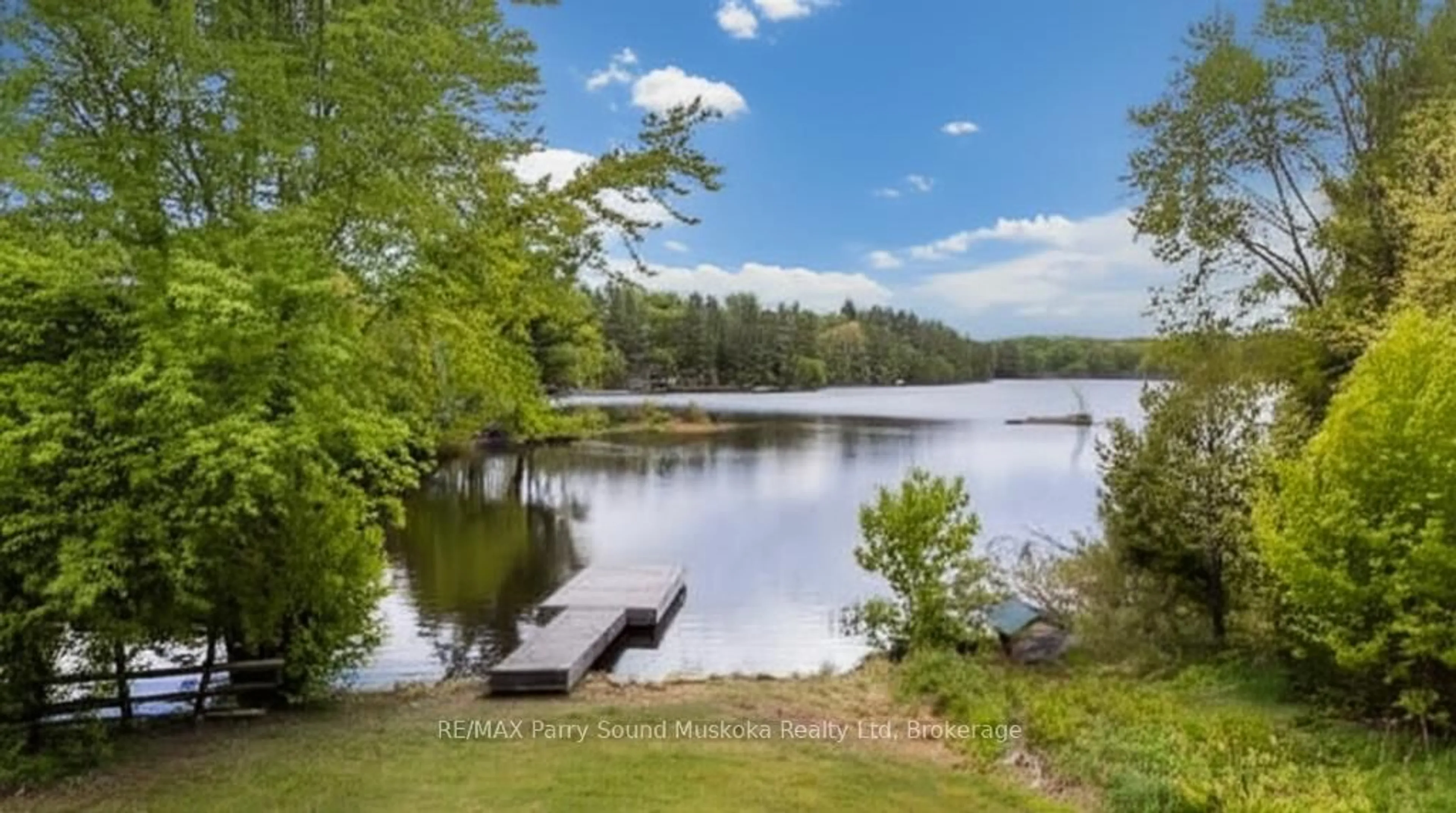 Patio, water/lake/river/ocean view for 3 Fire Route 100 Rd, McKellar Ontario P0G 1C0