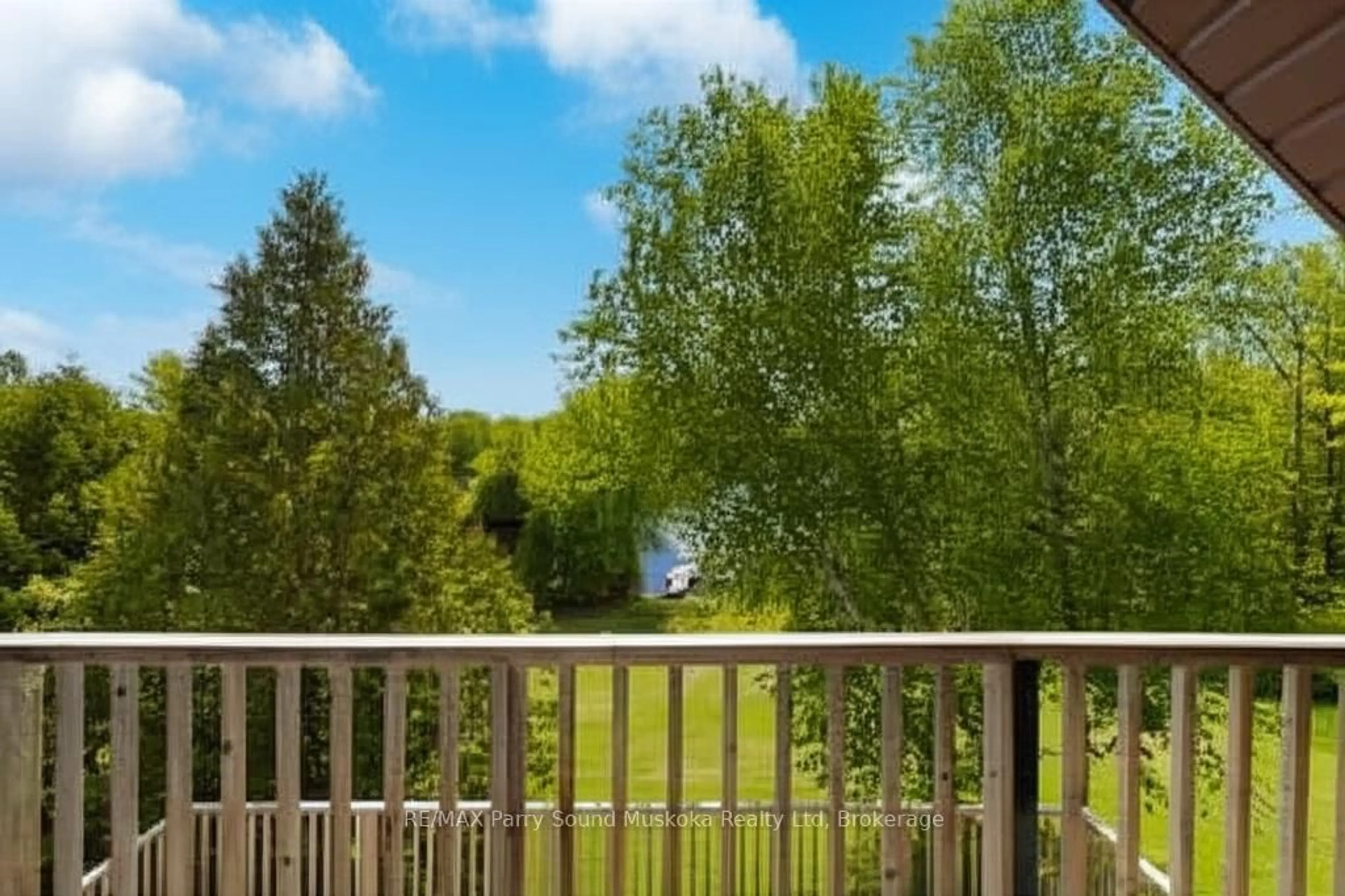 Patio, water/lake/river/ocean view for 3 Fire Route 100 Rd, McKellar Ontario P0G 1C0