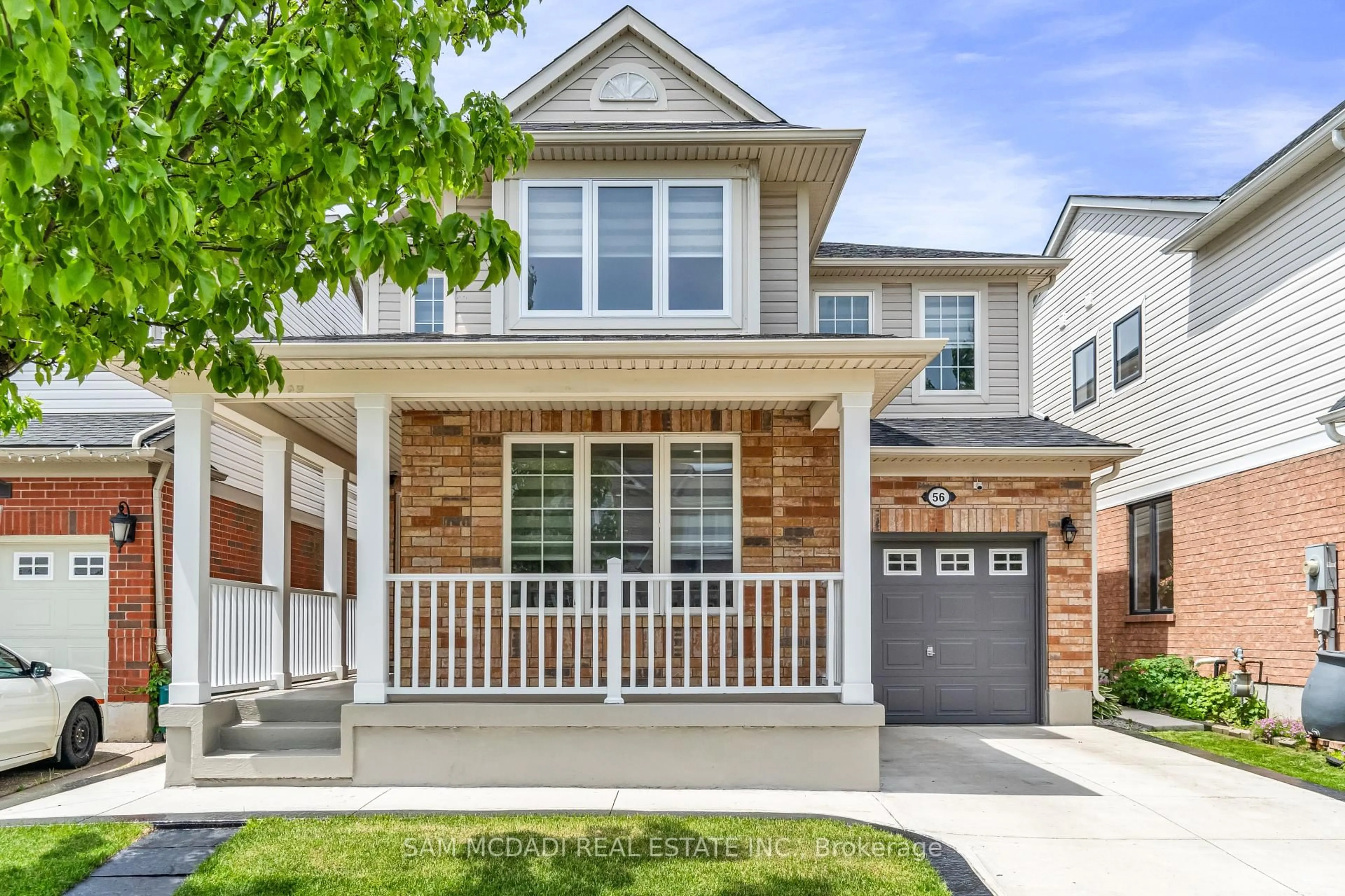 Home with brick exterior material, street for 56 Redstart Dr, Cambridge Ontario N1T 2G6