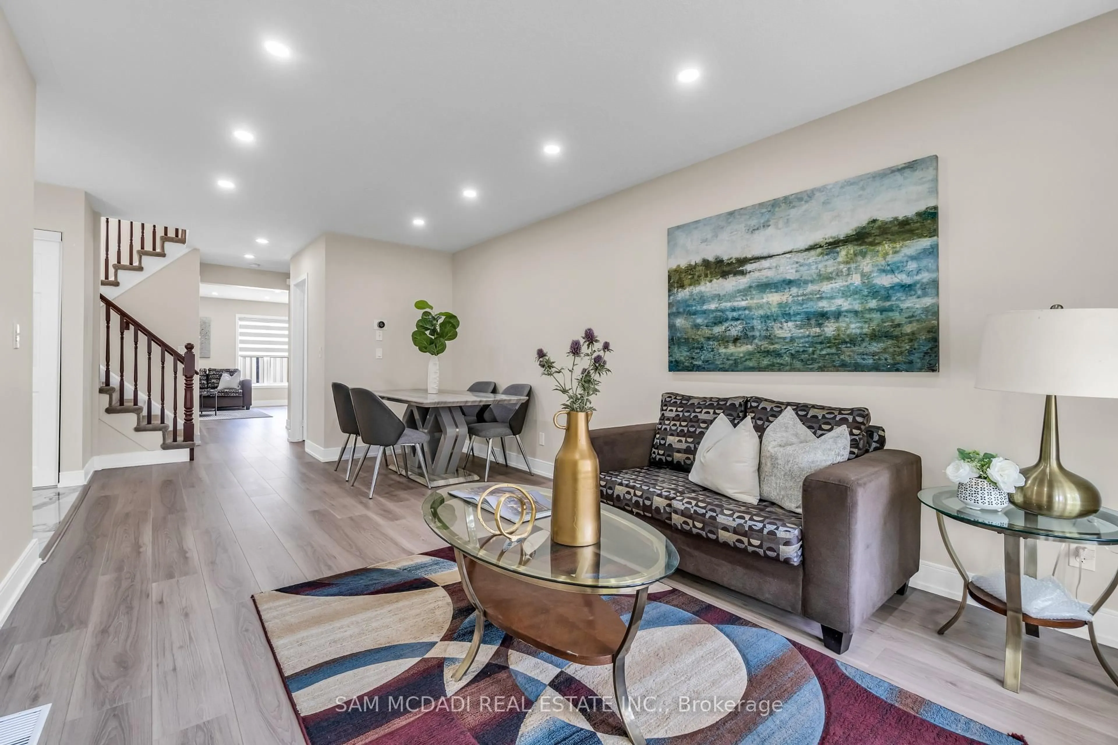 Living room with furniture, unknown for 56 Redstart Dr, Cambridge Ontario N1T 2G6