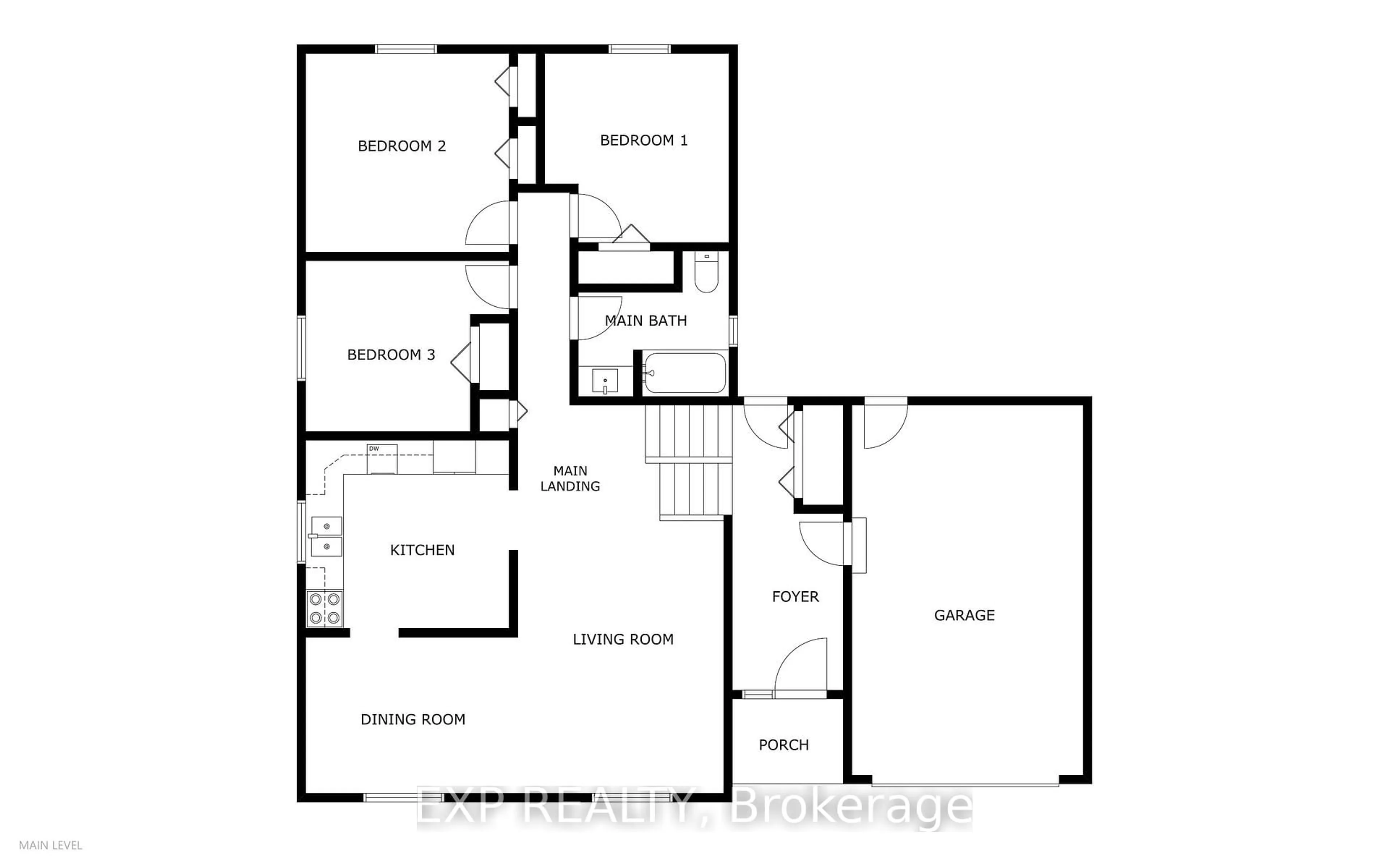 Floor plan for 1311 Cuthbertson Ave, Brockville Ontario K6V 6Y2