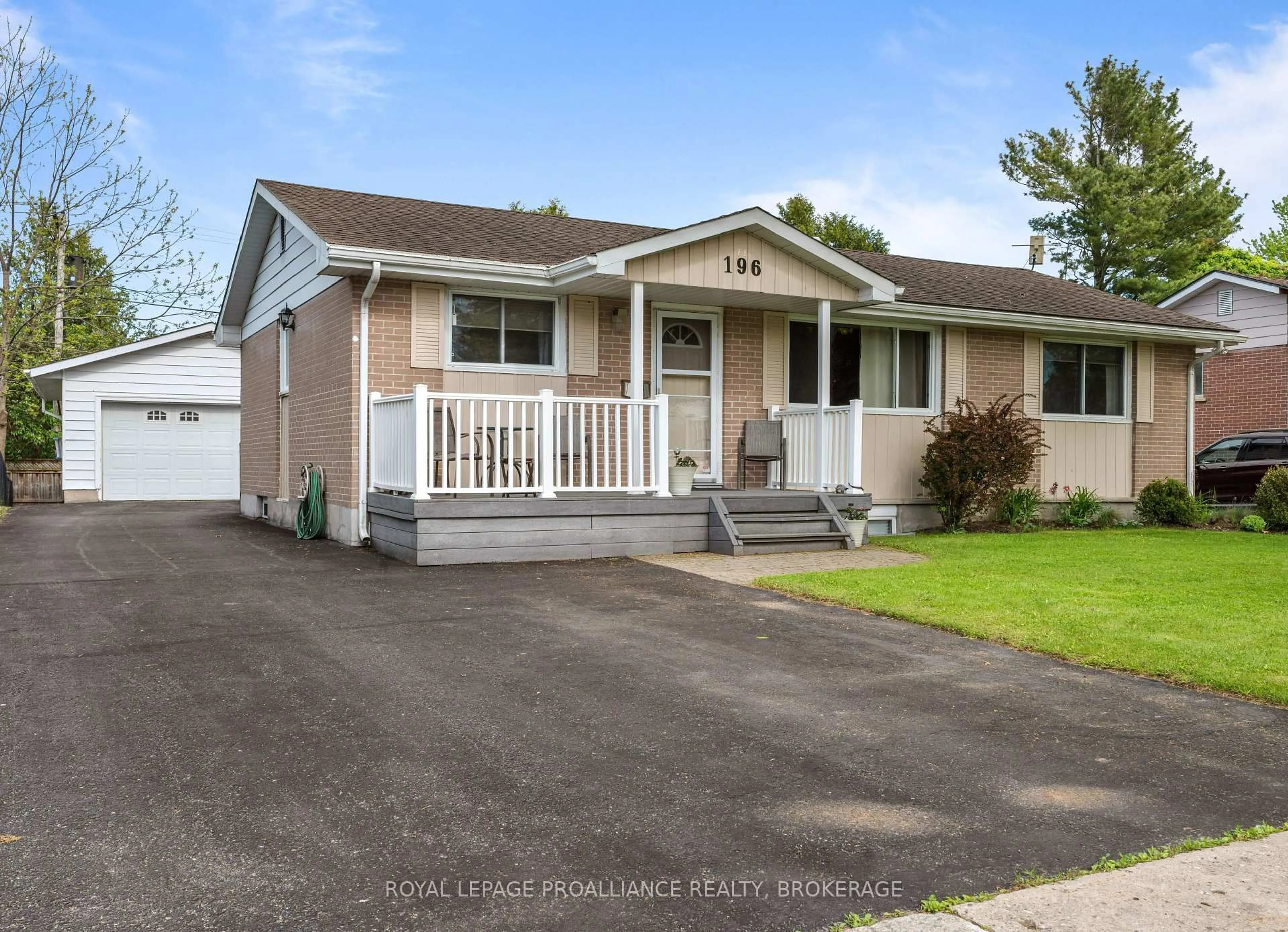 Home with vinyl exterior material, street for 196 Camberley Cres, Kingston Ontario K7M 4C4