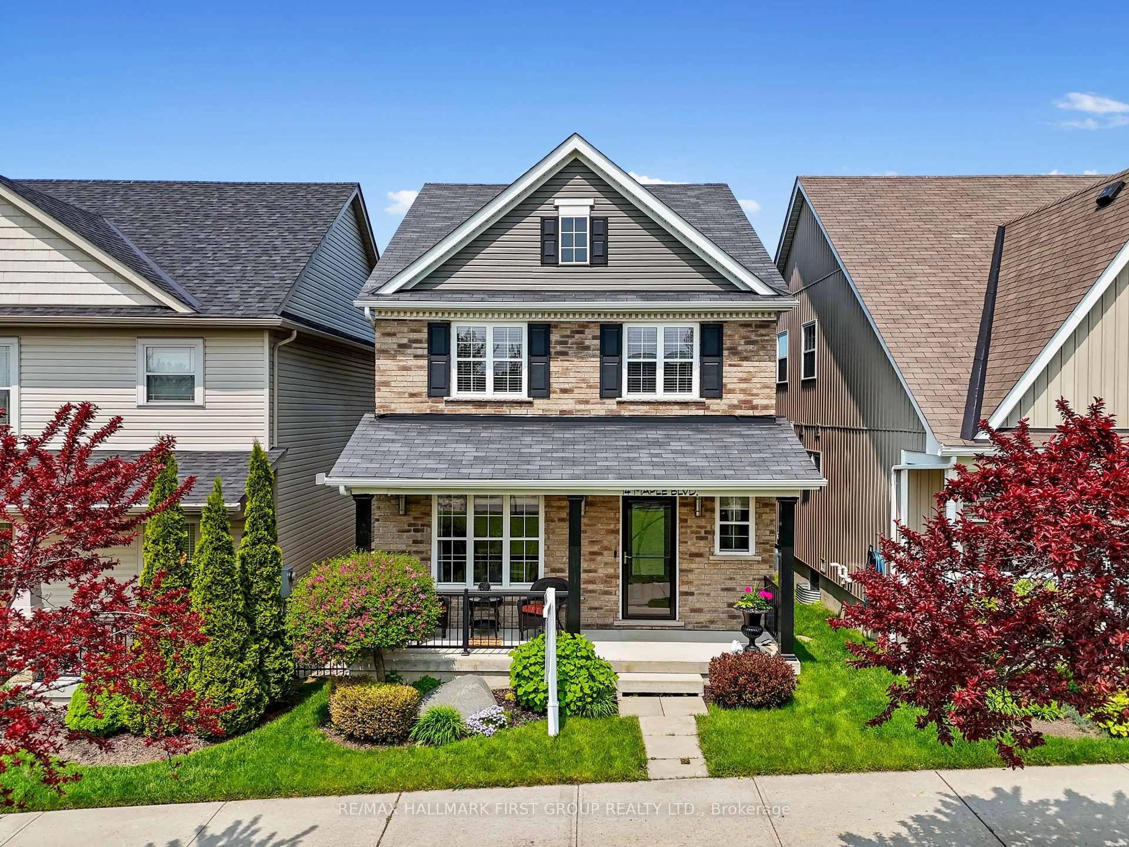 Home with brick exterior material, street for 14 Maple Blvd, Port Hope Ontario L1A 0C1