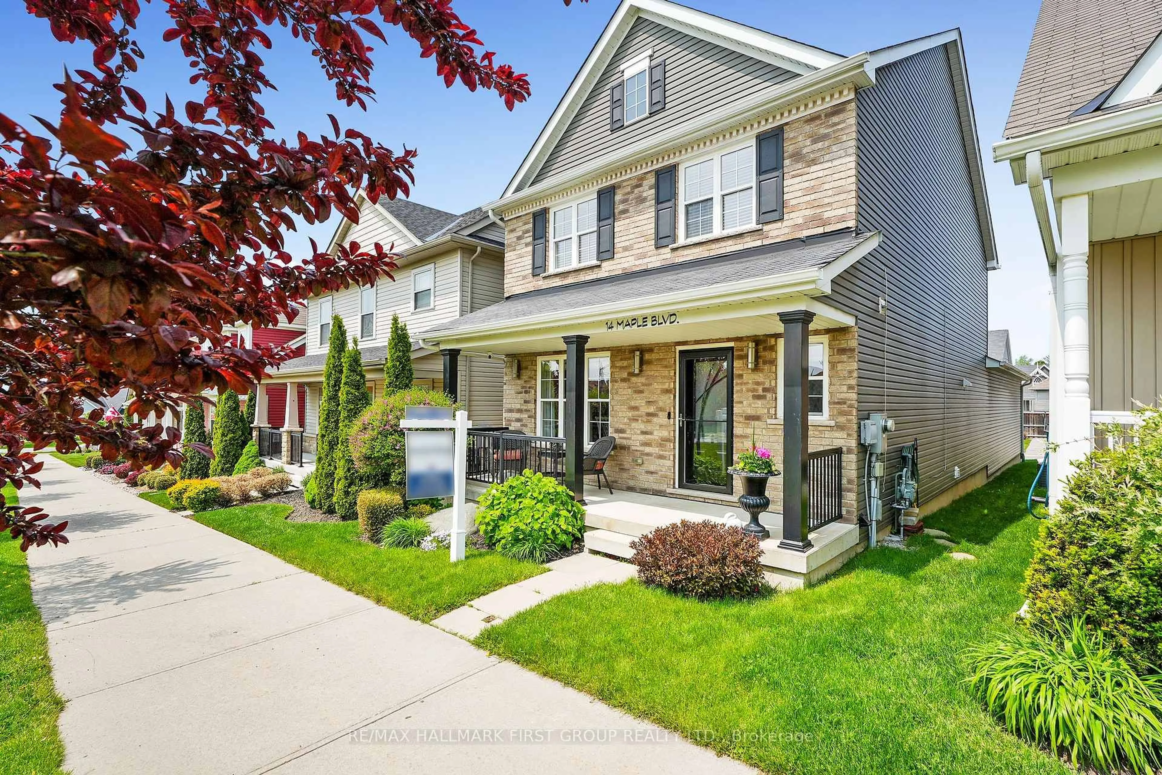 Home with brick exterior material, street for 14 Maple Blvd, Port Hope Ontario L1A 0C1