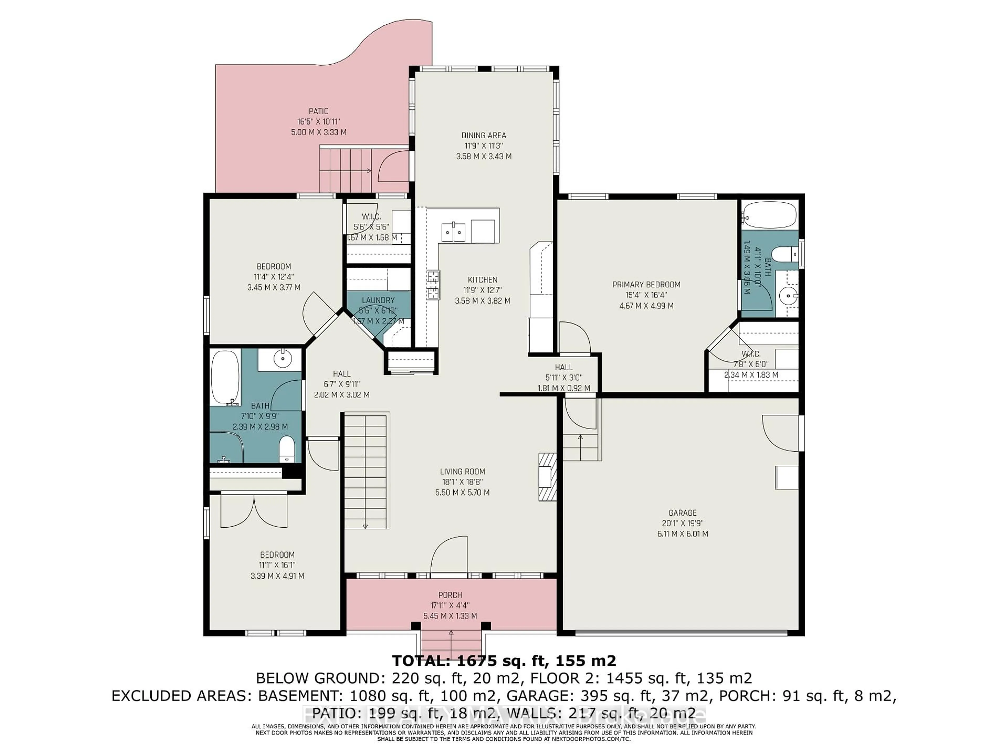 Floor plan for 7232 Mitch Owens Rd, Ottawa Ontario K4P 1K8