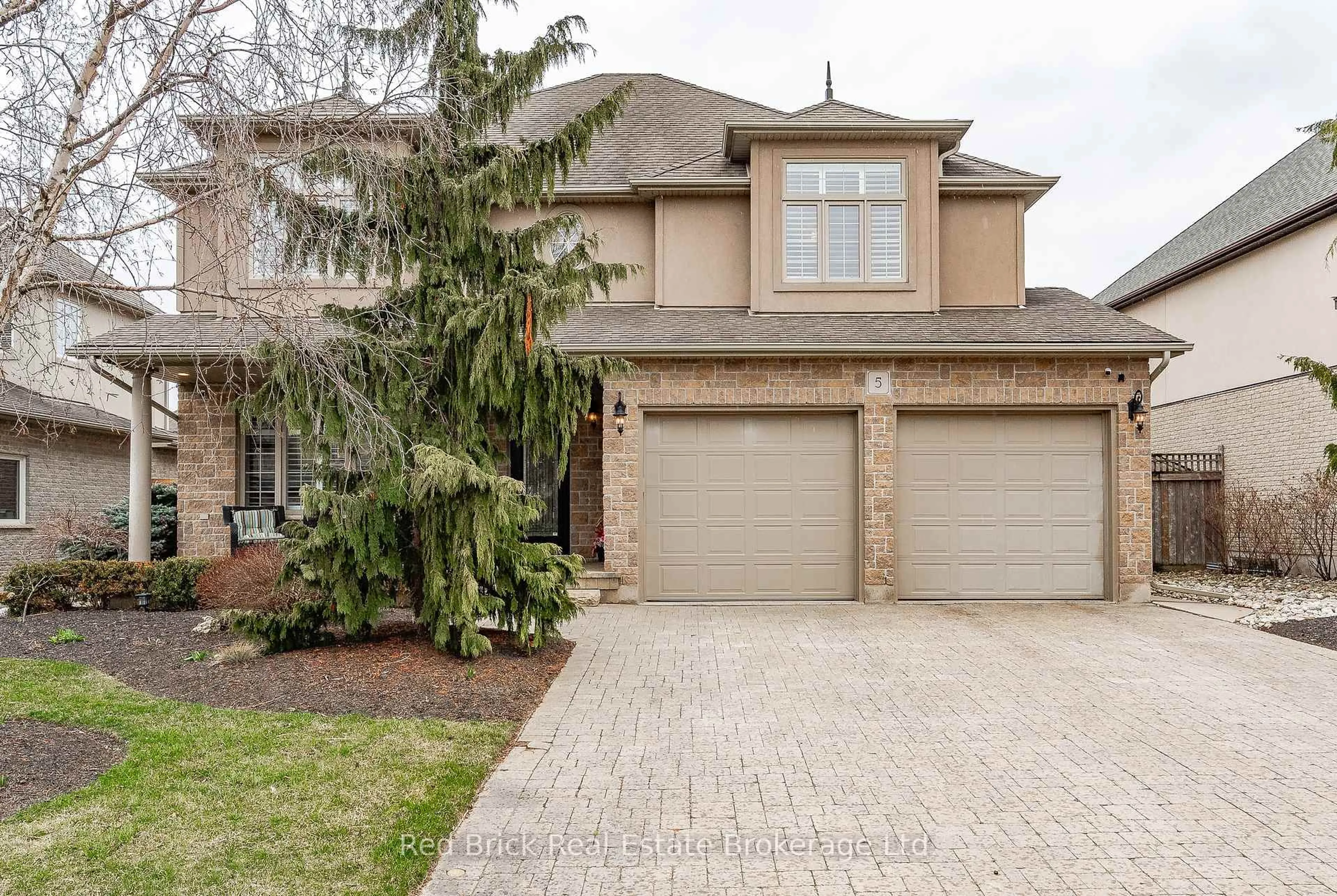 Home with brick exterior material, street for 5 Bright Lane, Guelph Ontario N1L 1S6