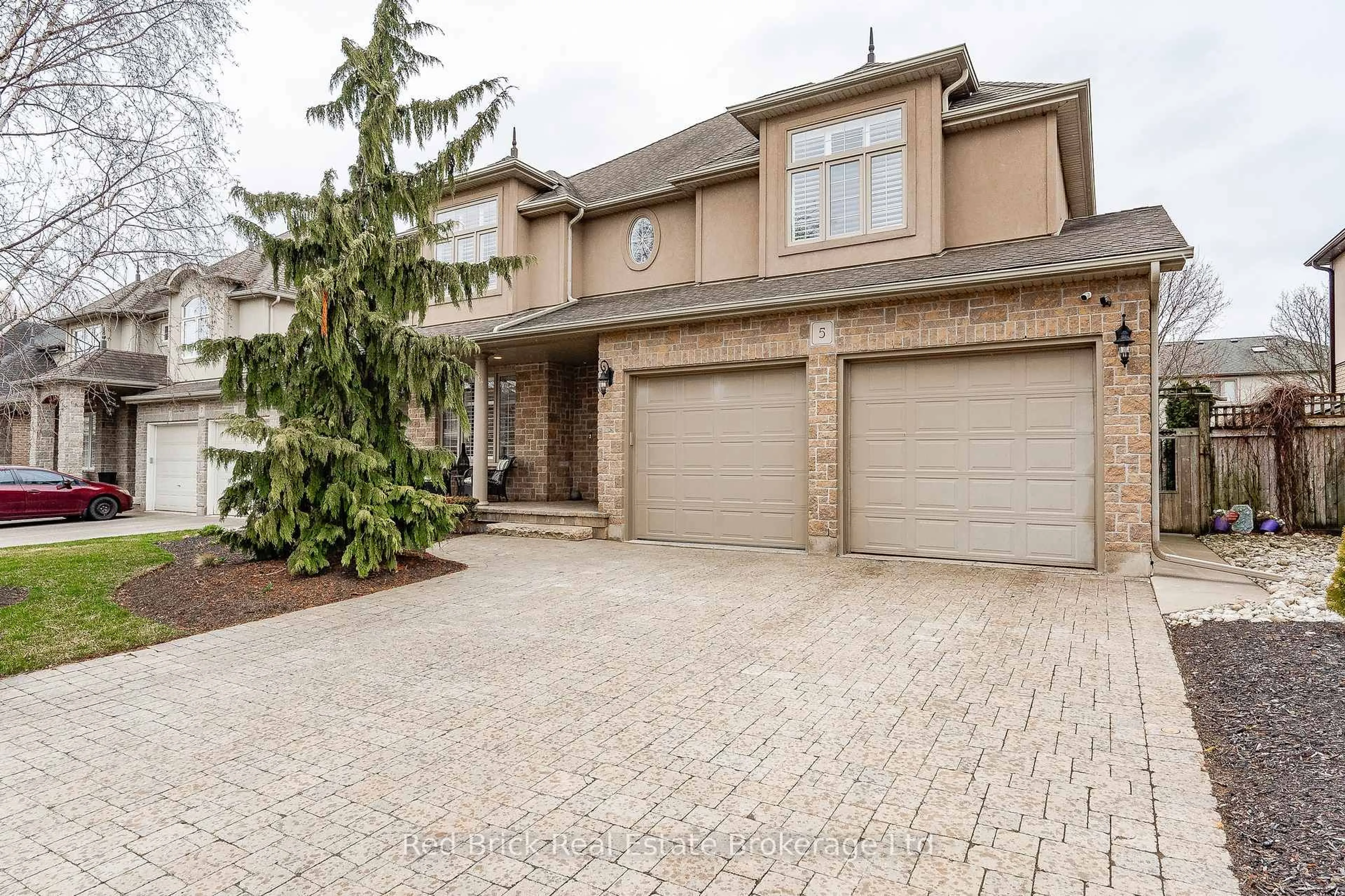 Home with brick exterior material, street for 5 Bright Lane, Guelph Ontario N1L 1S6