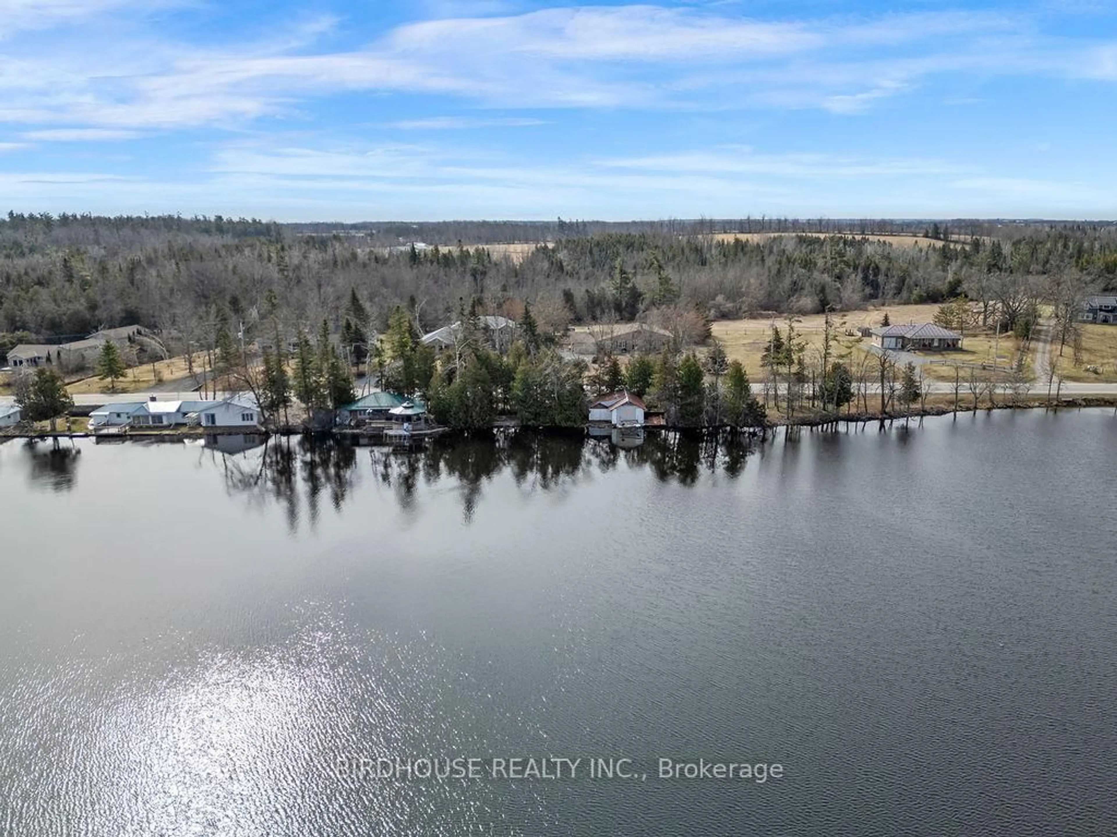 A pic from outside/outdoor area/front of a property/back of a property/a pic from drone, water/lake/river/ocean view for 324 County Road 24, Kawartha Lakes Ontario K0M 1A0