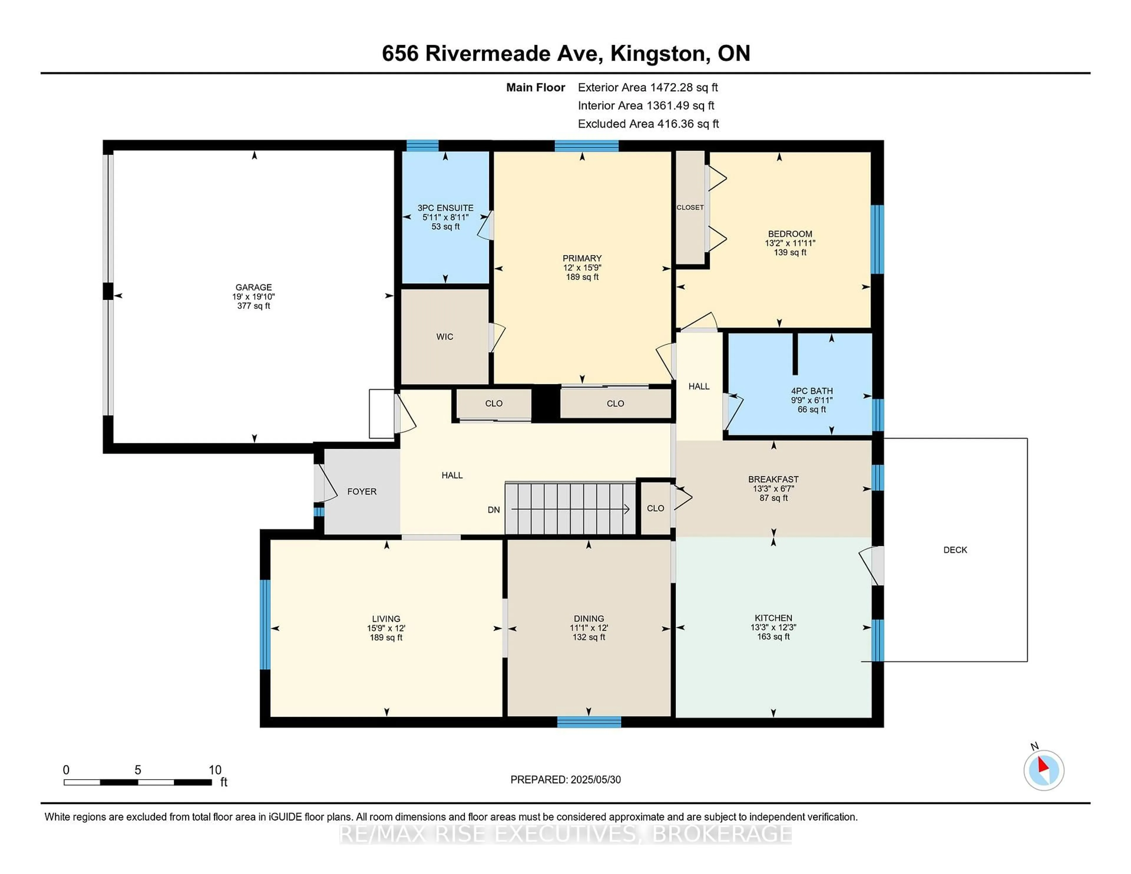 Floor plan for 656 Rivermeade Ave, Kingston Ontario K7M 7Z6
