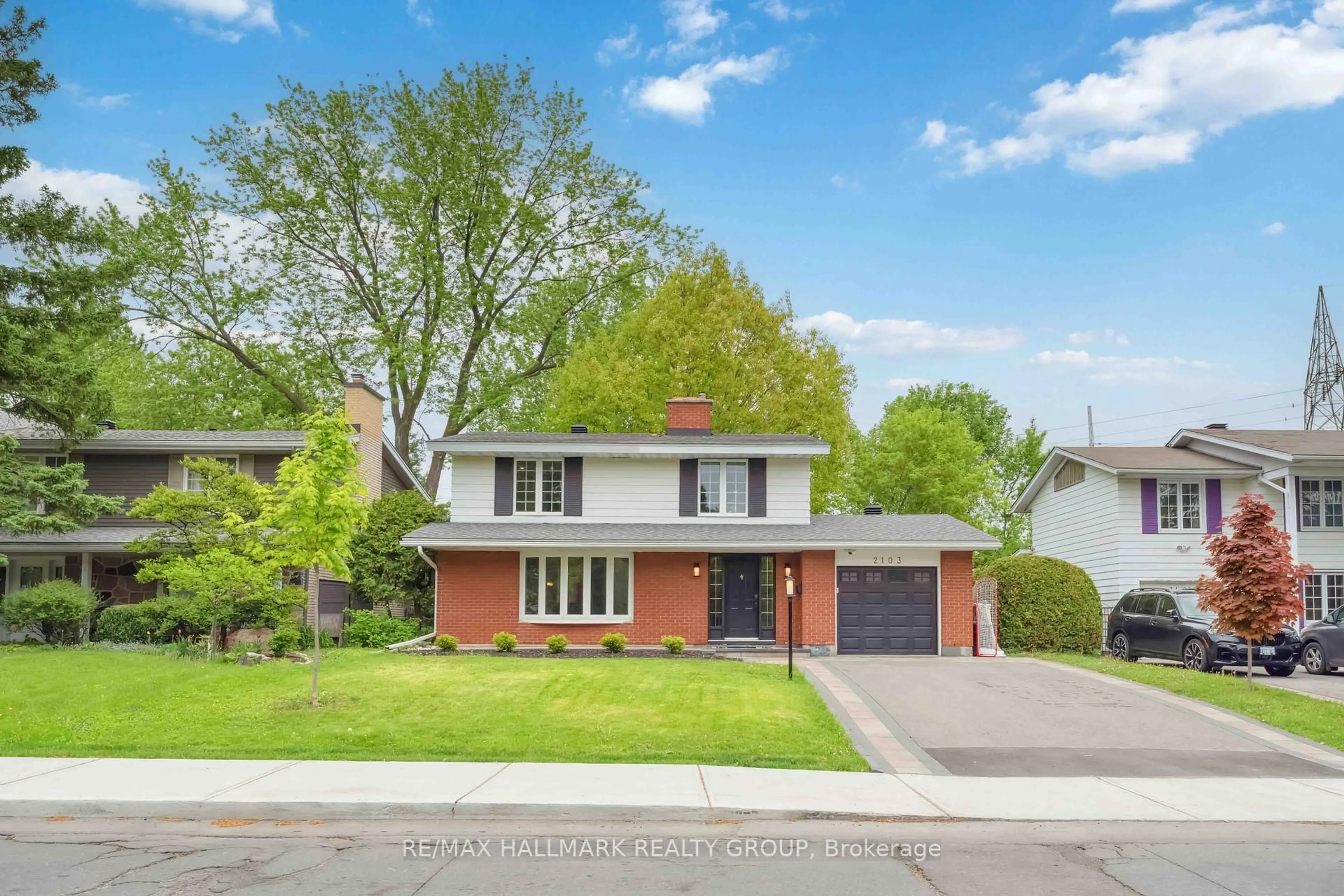 Home with brick exterior material, street for 2103 Delmar Dr, Ottawa Ontario K1H 5P6