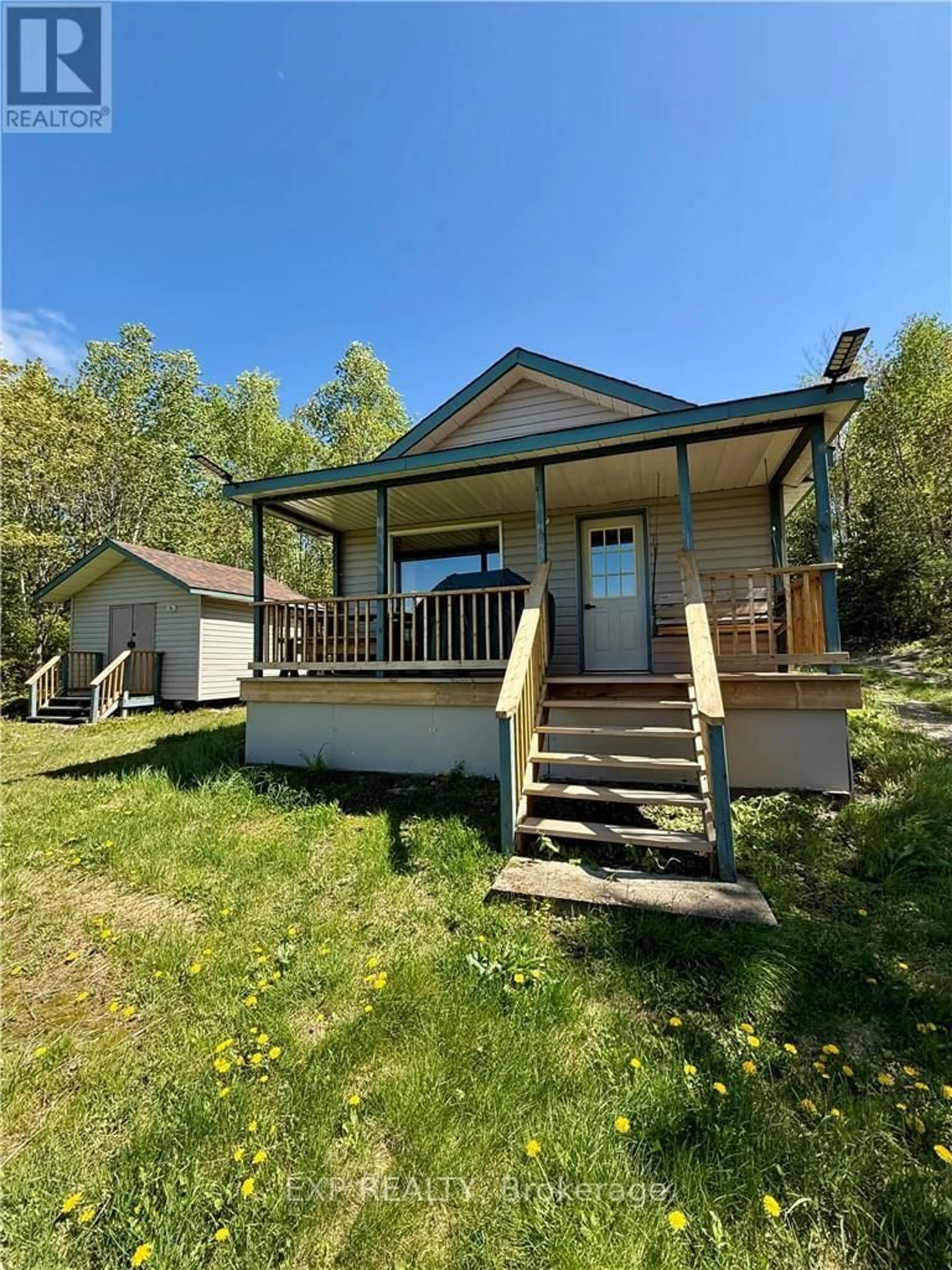 A pic from outside/outdoor area/front of a property/back of a property/a pic from drone, building for 1460 Fire Route M N/A, Greater Sudbury Ontario P0M 1L0