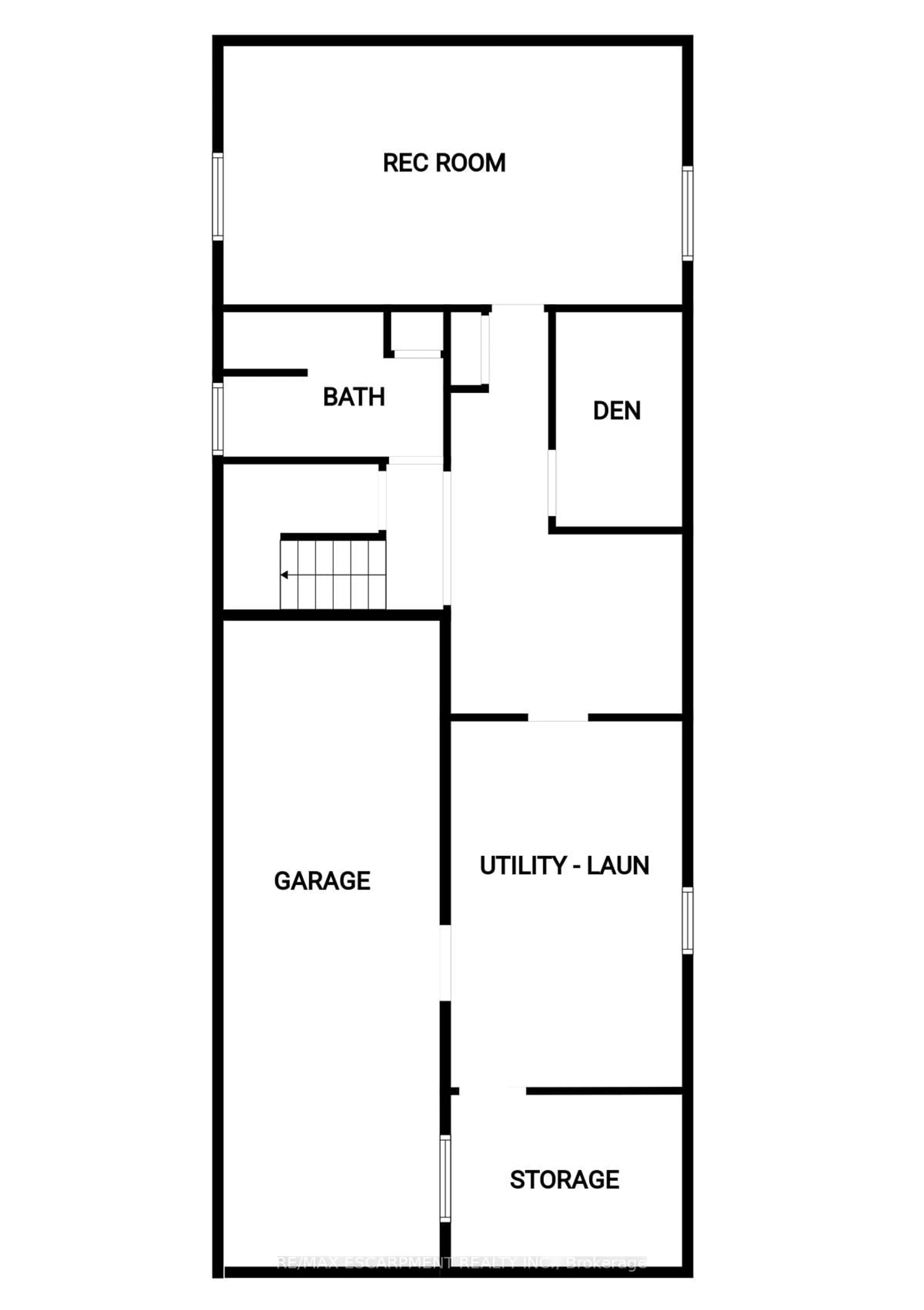 Floor plan for 34 Adair Ave, Hamilton Ontario L8H 1B4