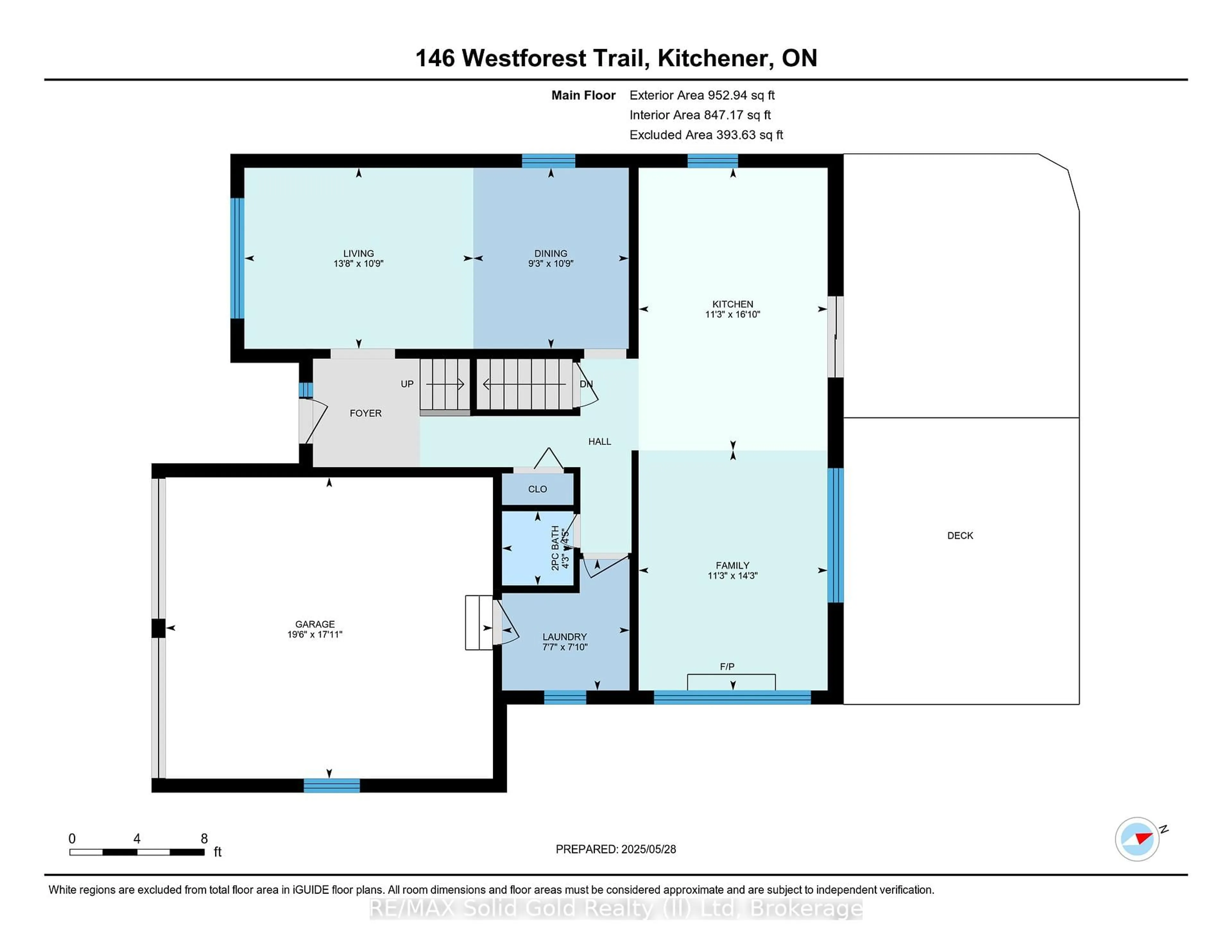 Floor plan for 146 Westforest Tr, Kitchener Ontario N2N 3B2
