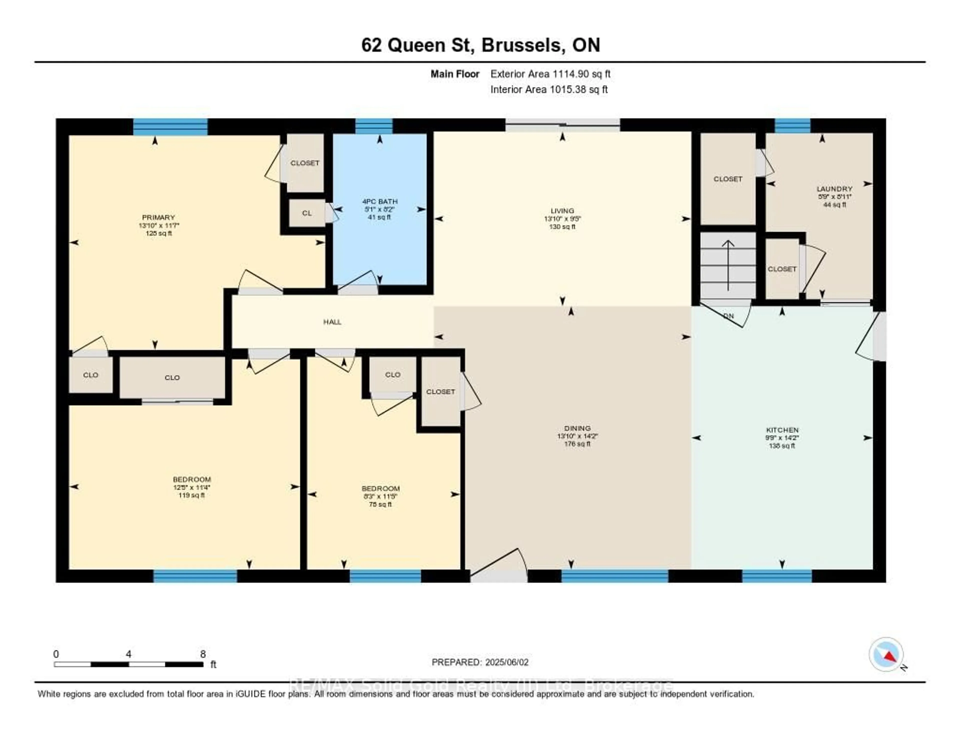 Floor plan for 62 Queen St, Huron East Ontario N0G 1H0