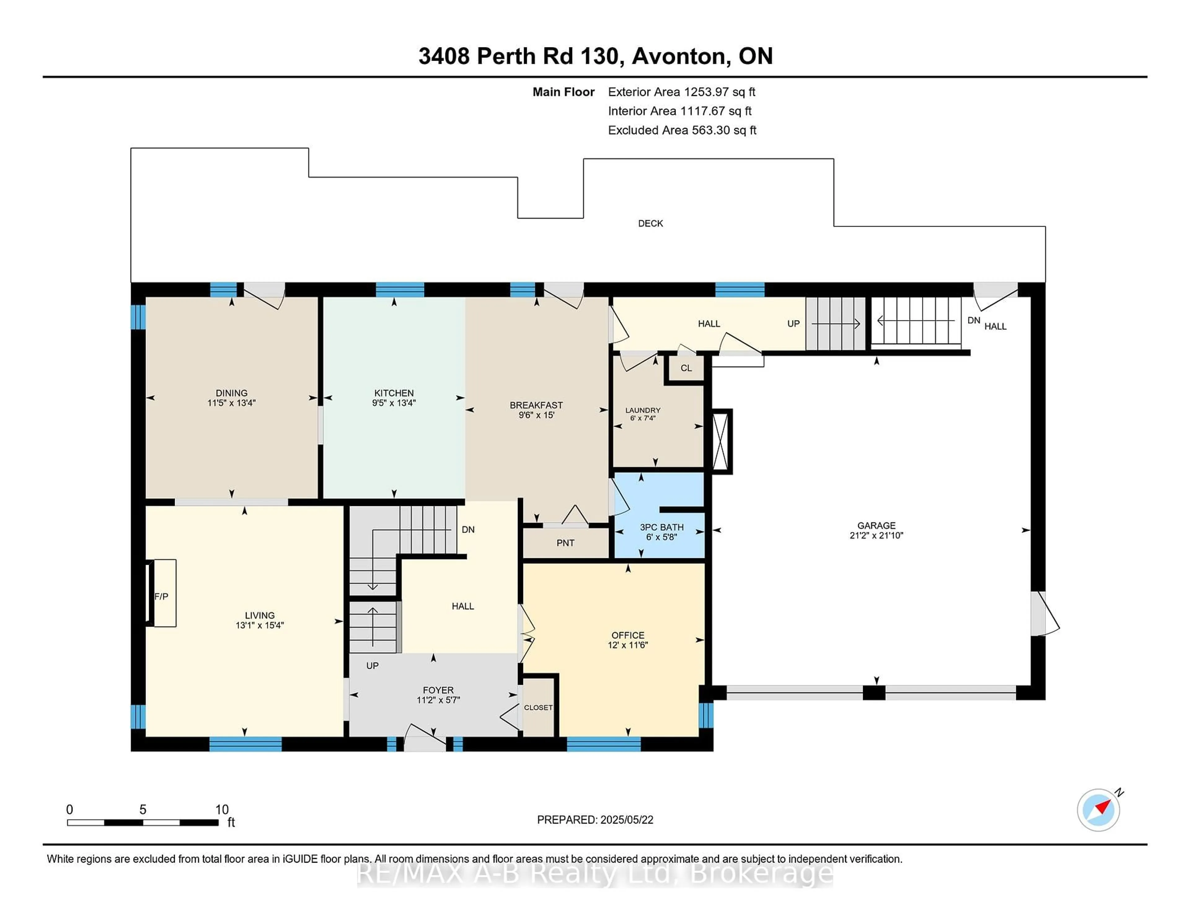 Floor plan for 3408 Perth Road 130 Rd, Perth South Ontario N0K 1V0