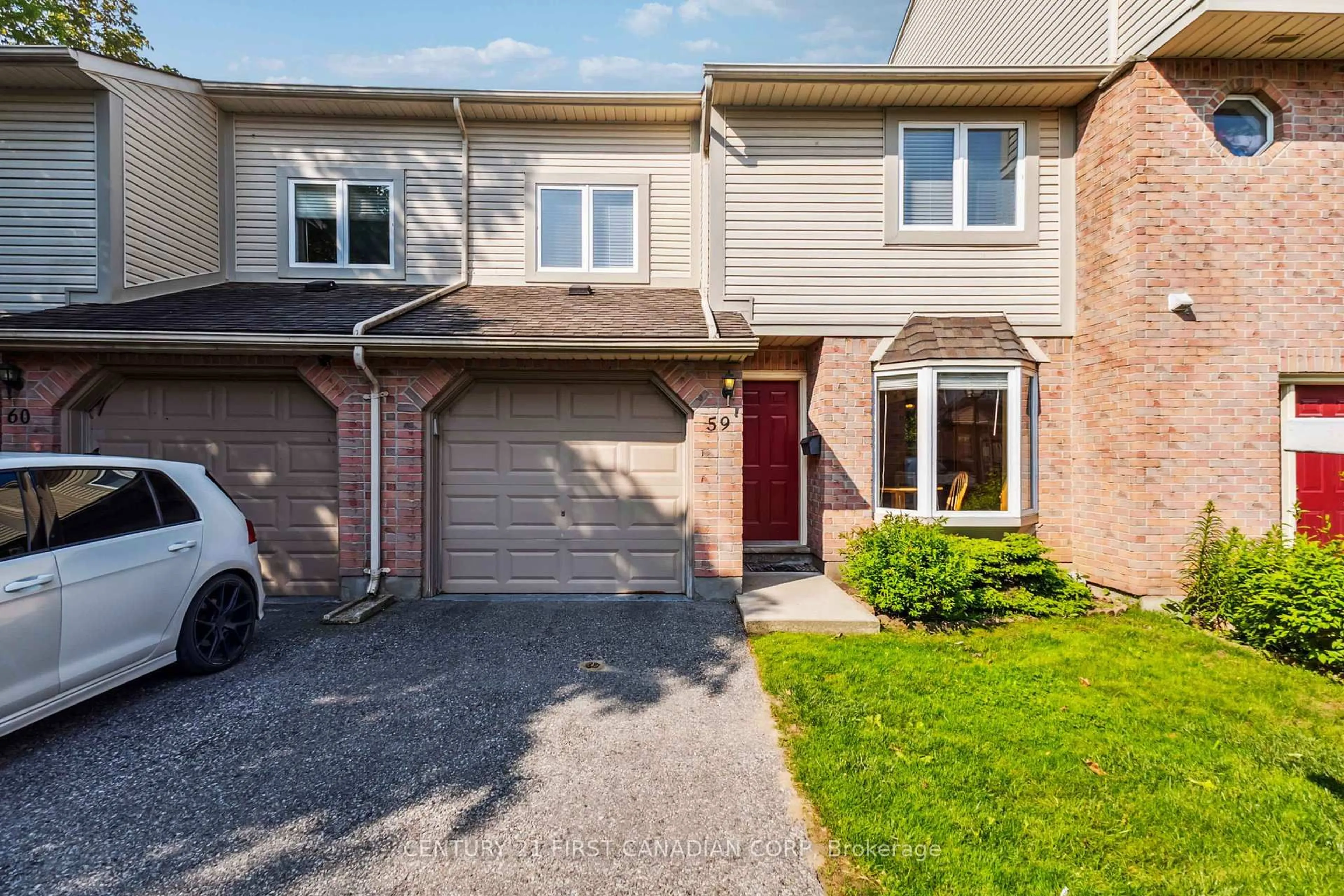 Home with brick exterior material, street for 9 Ailsa Pl #59, London South Ontario N5Z 4Z6