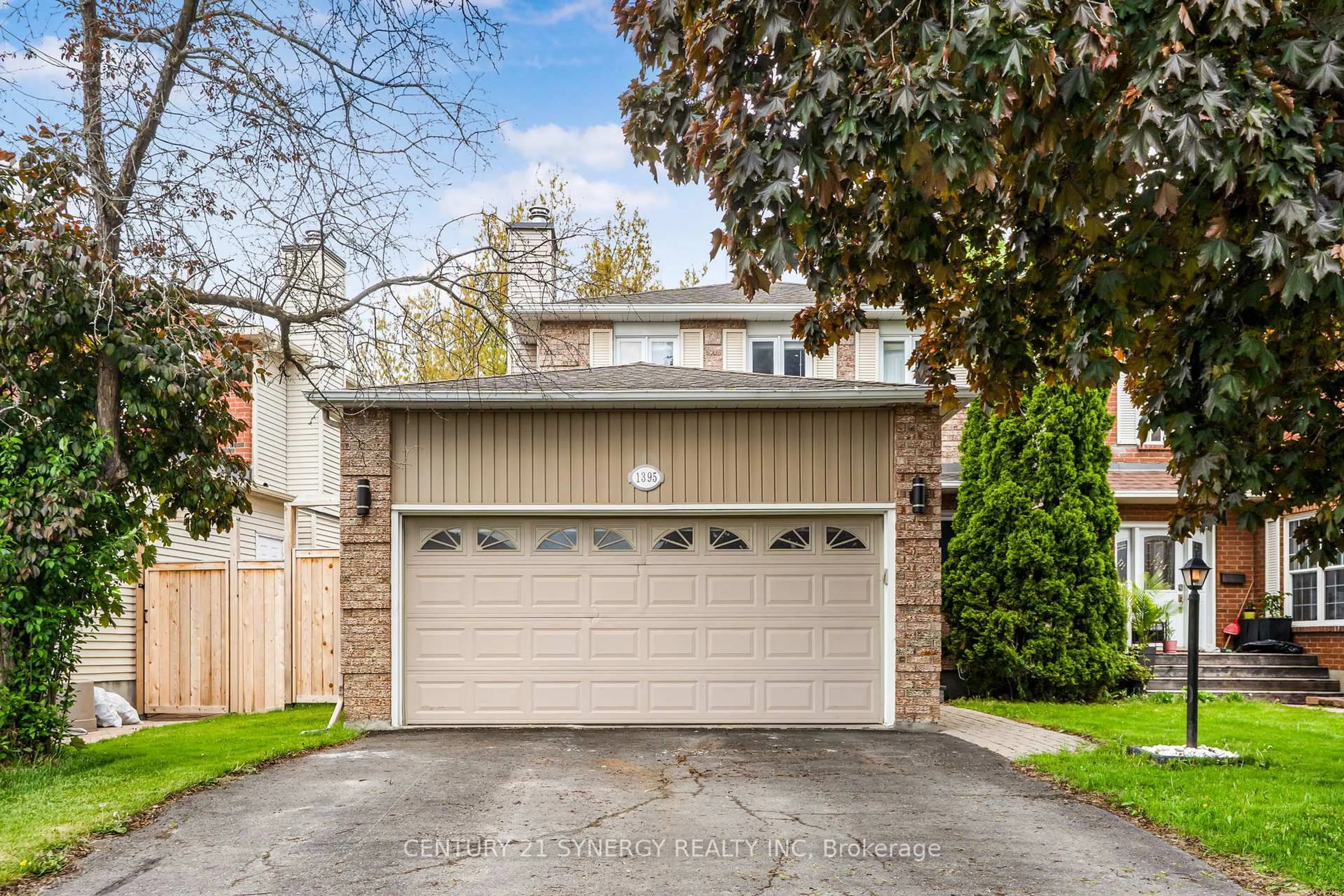 Home with brick exterior material, street for 1395 Laurin Cres, Ottawa Ontario K1E 3G9