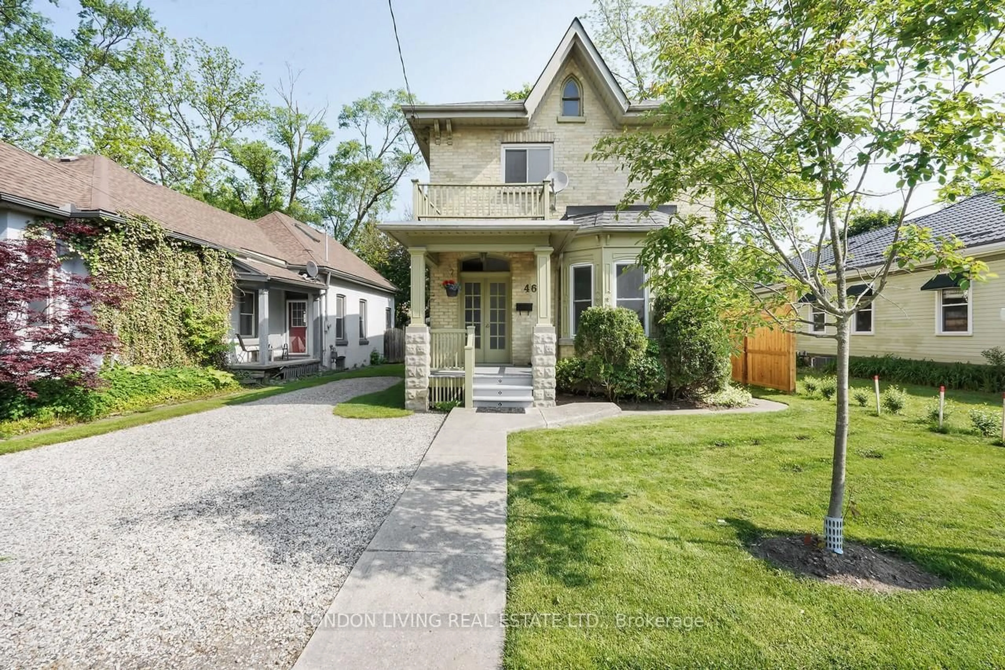 Home with brick exterior material, street for 46 Byron Ave, London South Ontario N6C 1C5