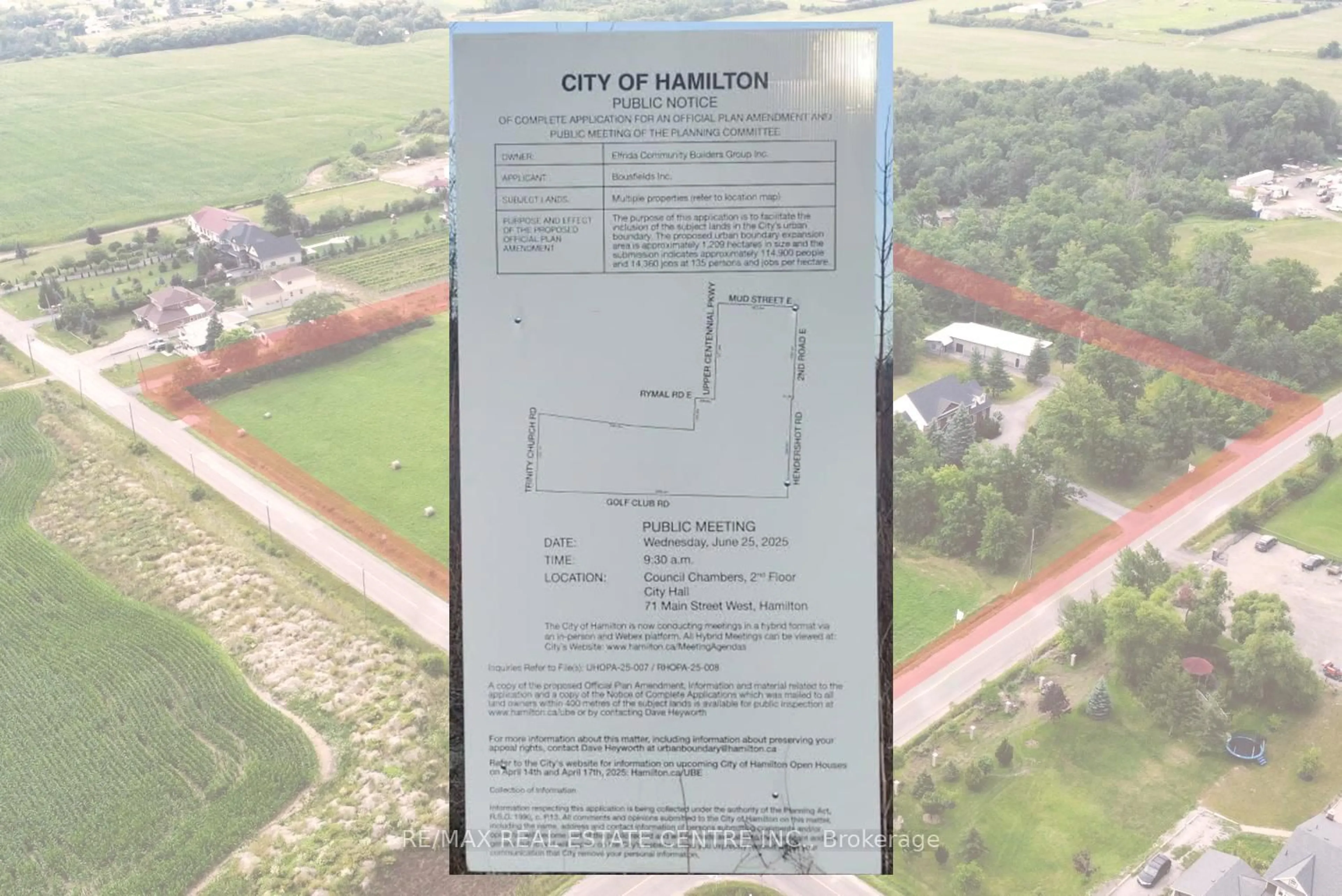 Picture of a map for 237 Highland Rd, Hamilton Ontario L8J 3E6