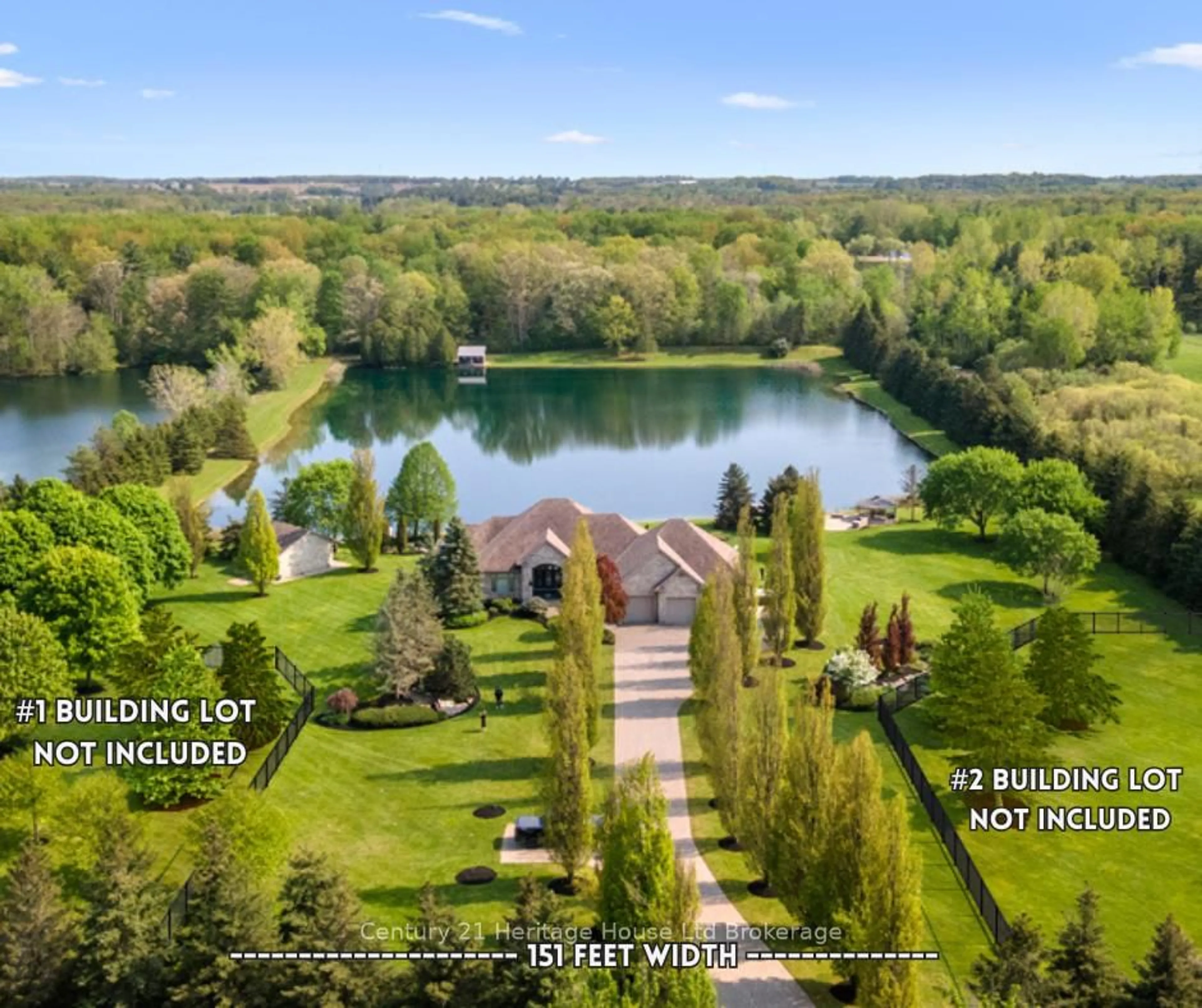 A pic from outside/outdoor area/front of a property/back of a property/a pic from drone, water/lake/river/ocean view for 5067 HAMILTON Rd, Thames Centre Ontario N0L 1G6