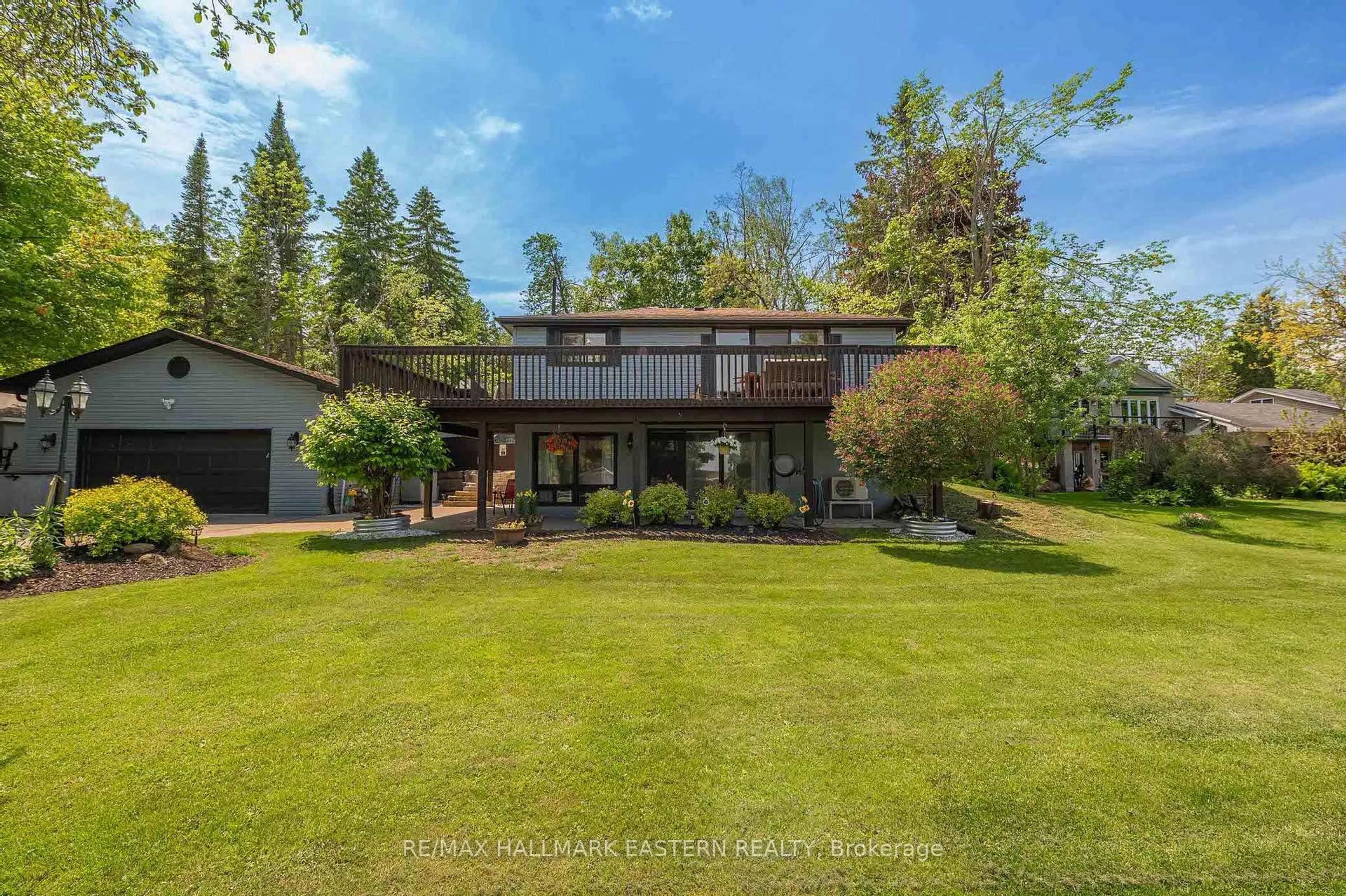 A pic from outside/outdoor area/front of a property/back of a property/a pic from drone, water/lake/river/ocean view for 25 Lawrence St, Kawartha Lakes Ontario K9J 6X3